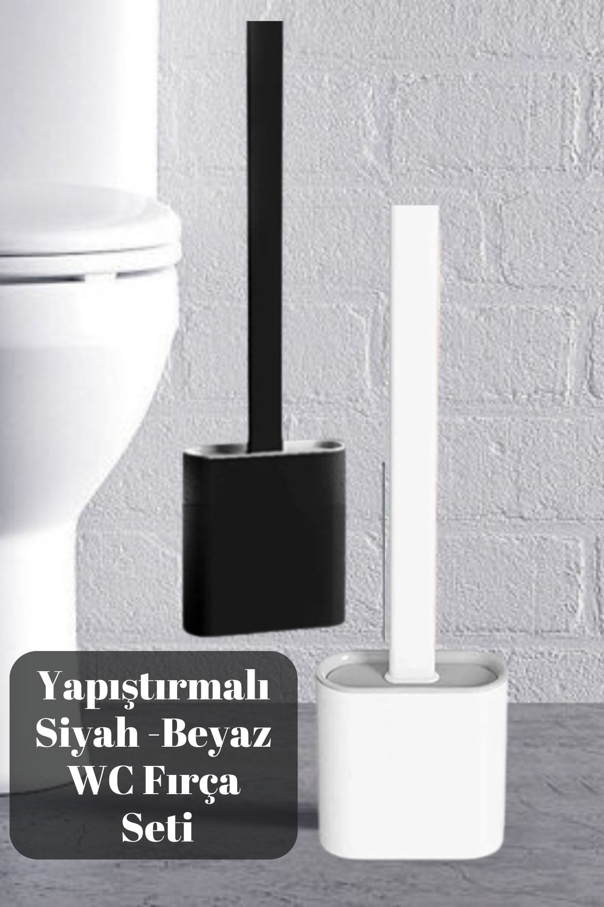 Kitchen Store Silikon Tuvalet Fırçası Banyo Bükülebilir Silikon Wc Fırçası