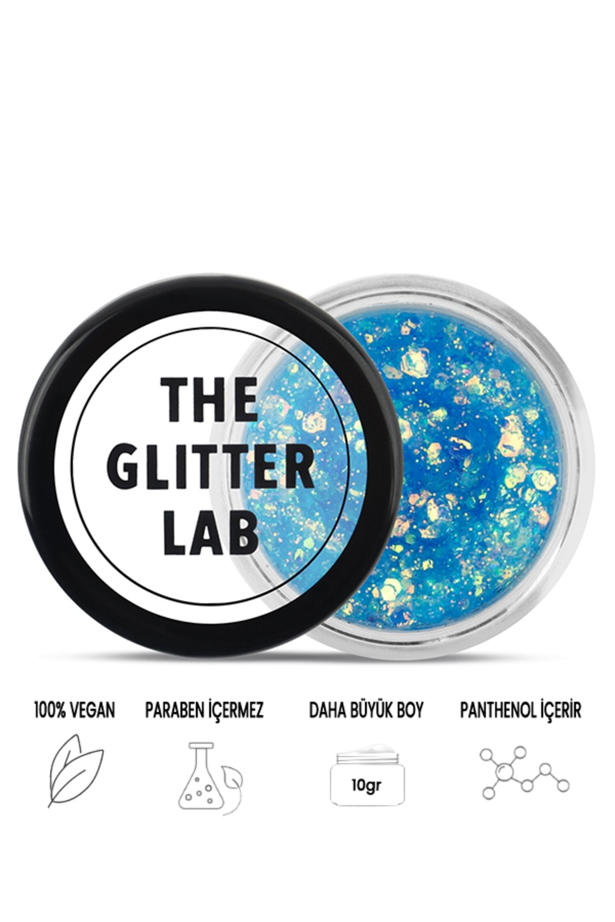 The Glitter Lab Jel Formlu Parlak Glitter - Magic Ocean