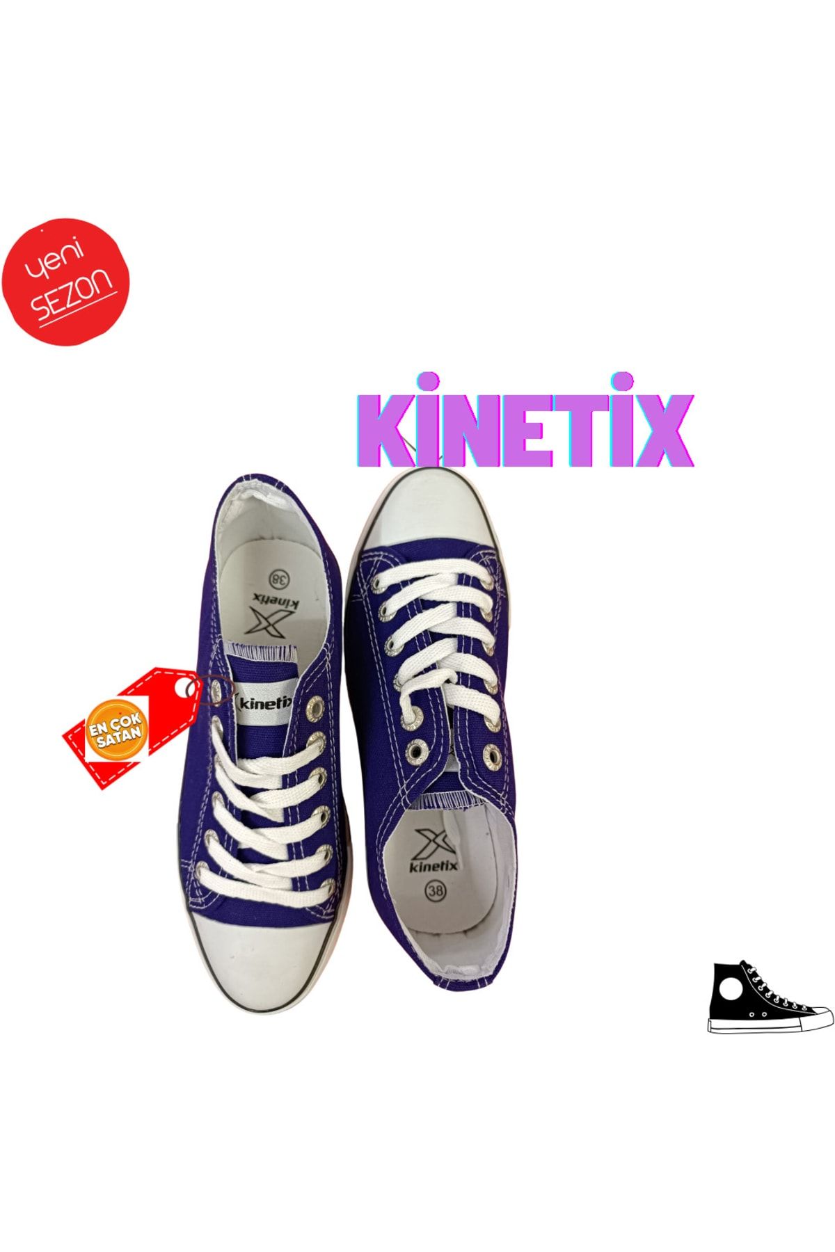 Kinetix Kısa Convers Spor Ayakkabı
