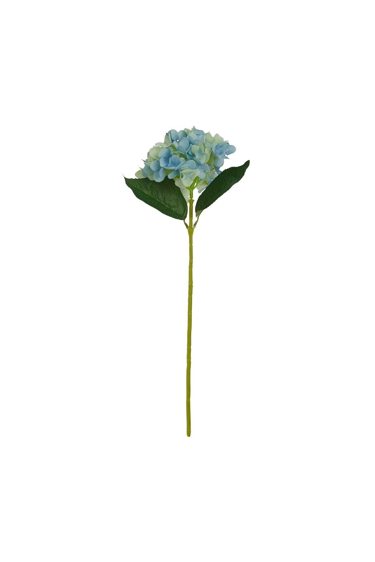 Q-Art Dekoratif Yapay Çiçek - Mavi Ortanca - 70 Cm