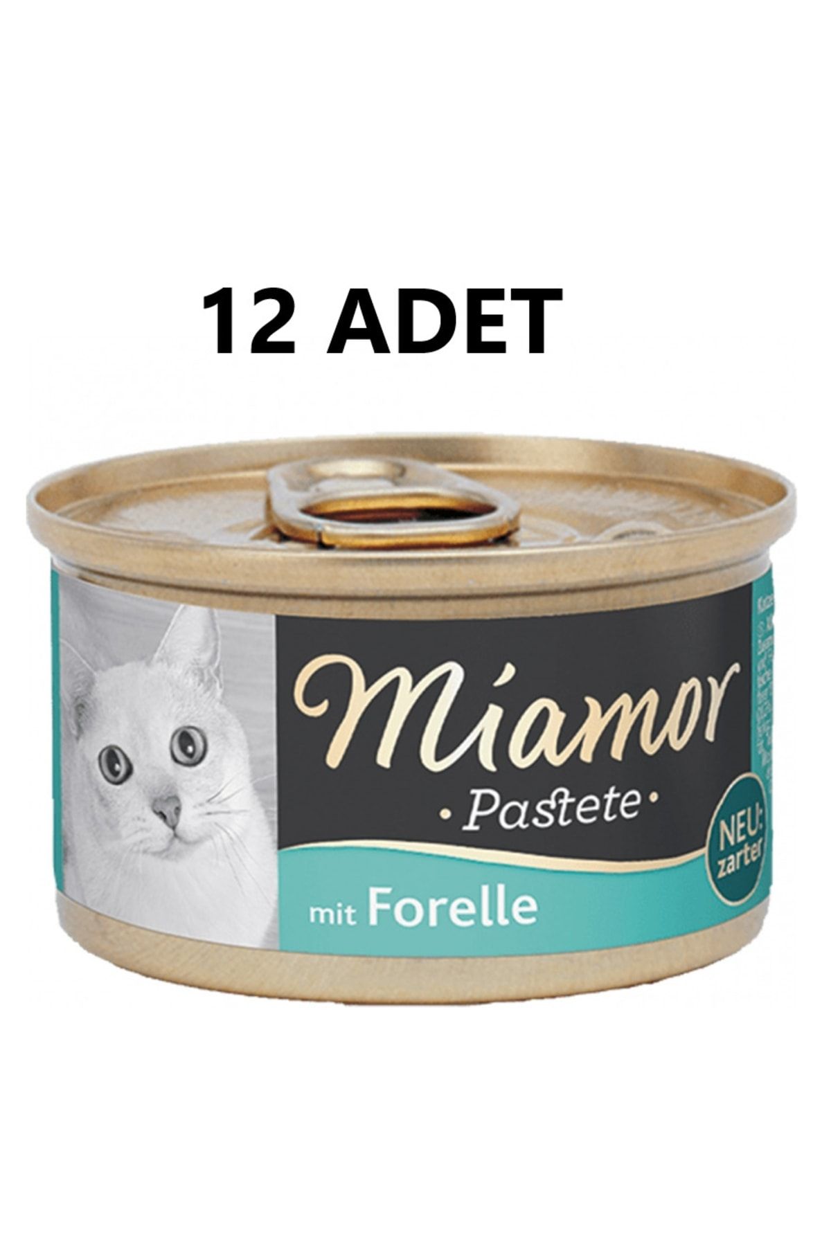 Miamor Mıamor Pastete Alabalıklı Kedi Konservesi 85 G 12 Adet