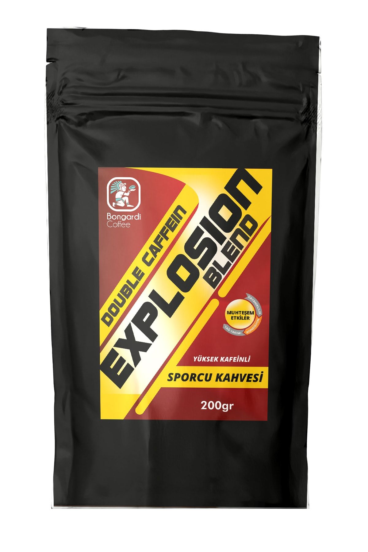 Bongardi Coffee 200 gram Sporcu Kahvesi Explosion Filtre Kahve Makinesi Uyumlu 2 Kat Kafeinli