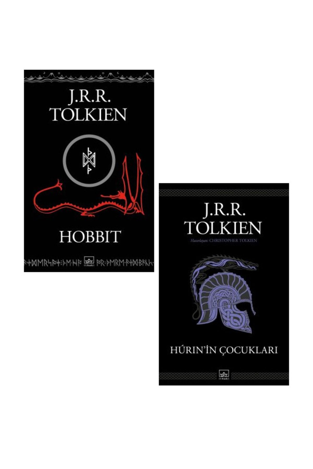 İthaki Yayınları Hobbit + Hurin'in Çocukları 2 Kitap Set - J. R. R. Tolkien