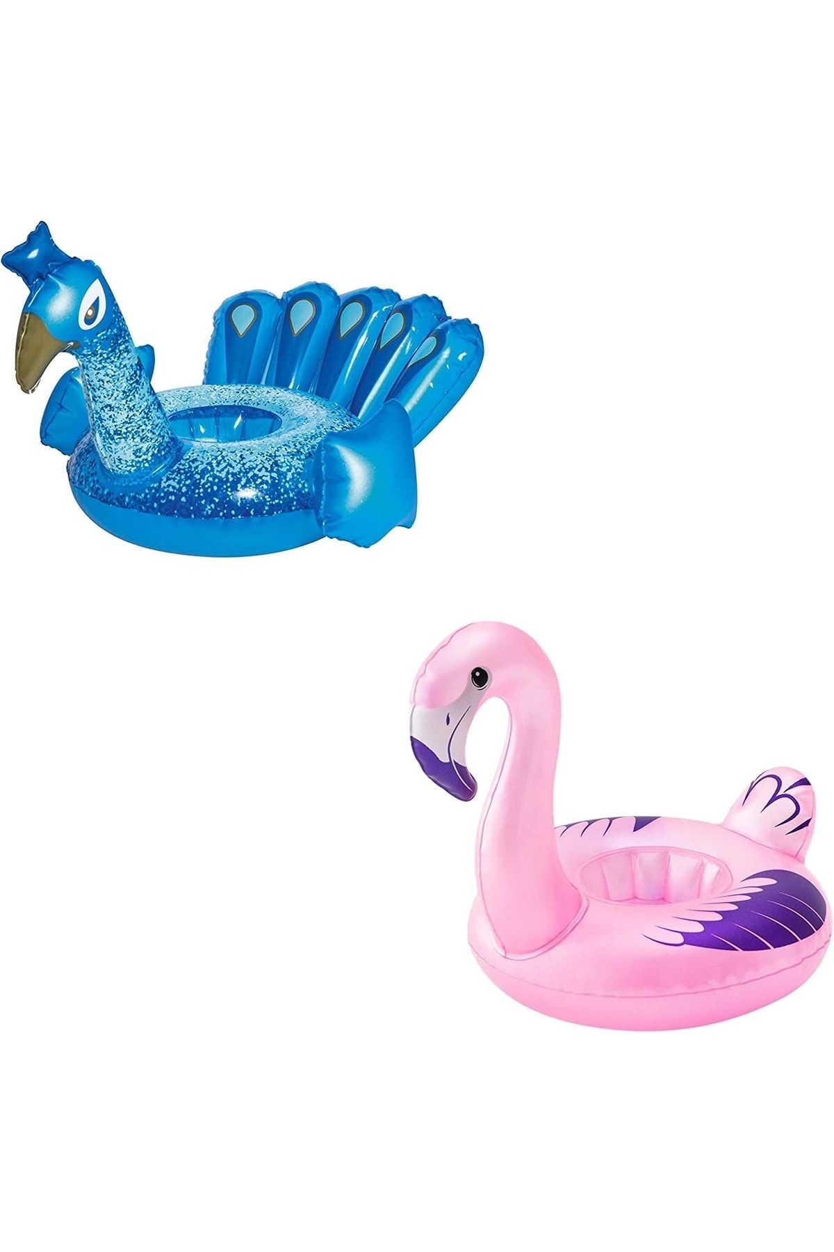 Rasli Bestway Moda Flamingo - Tavus Kuşu Bardaklık - Bardak Tutucu - Içecek Tutacağı - 1 Adet