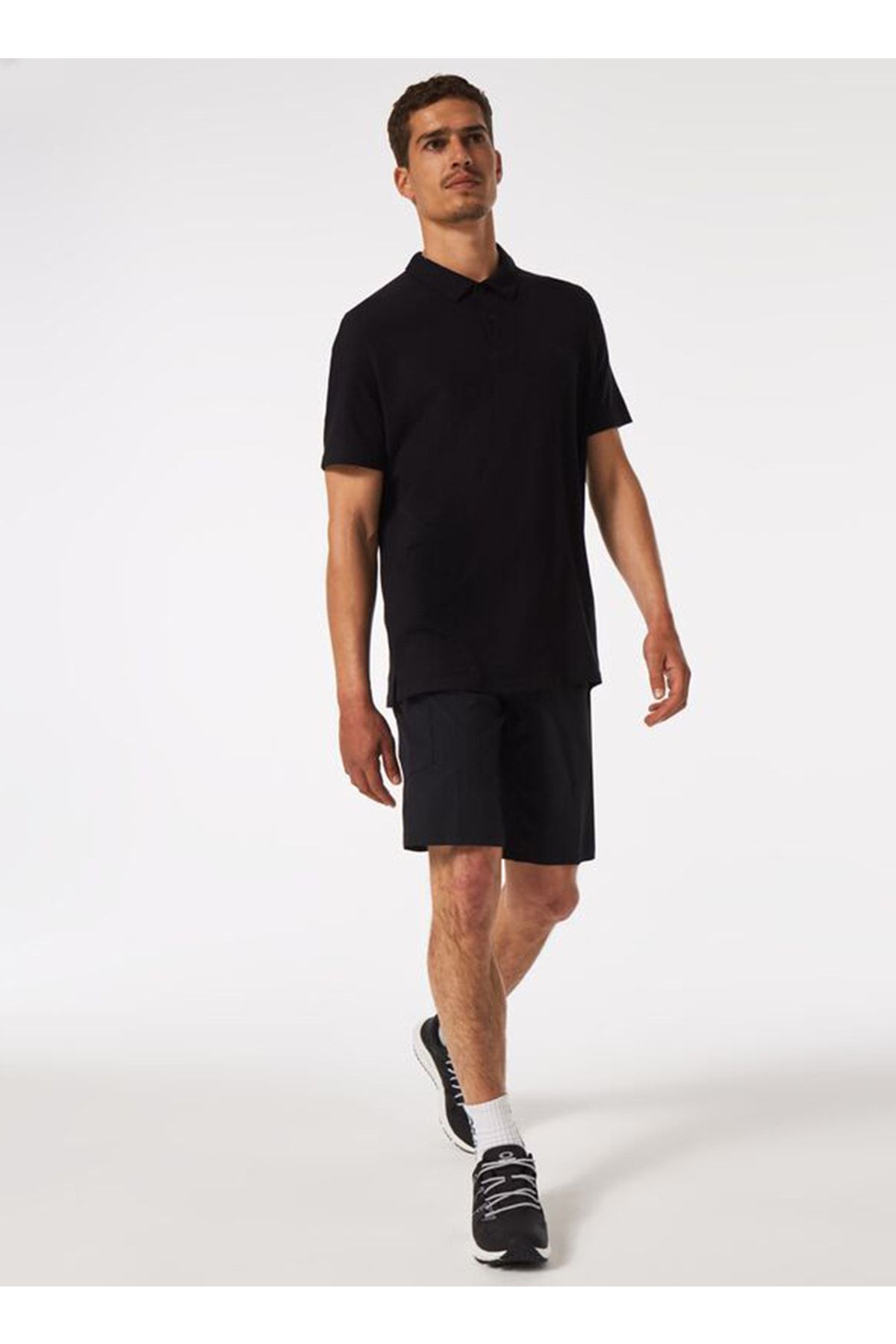 Oakley Baskılı Siyah Erkek Polo T-shirt Foa401724 Relax Polo