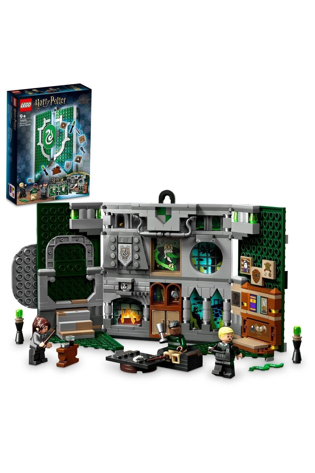 LEGO ® Harry Potter™ Slytherin™ Binası Bayrağı 76410 -Yaratıcı Oyuncak Yapım Seti (349 Parça)