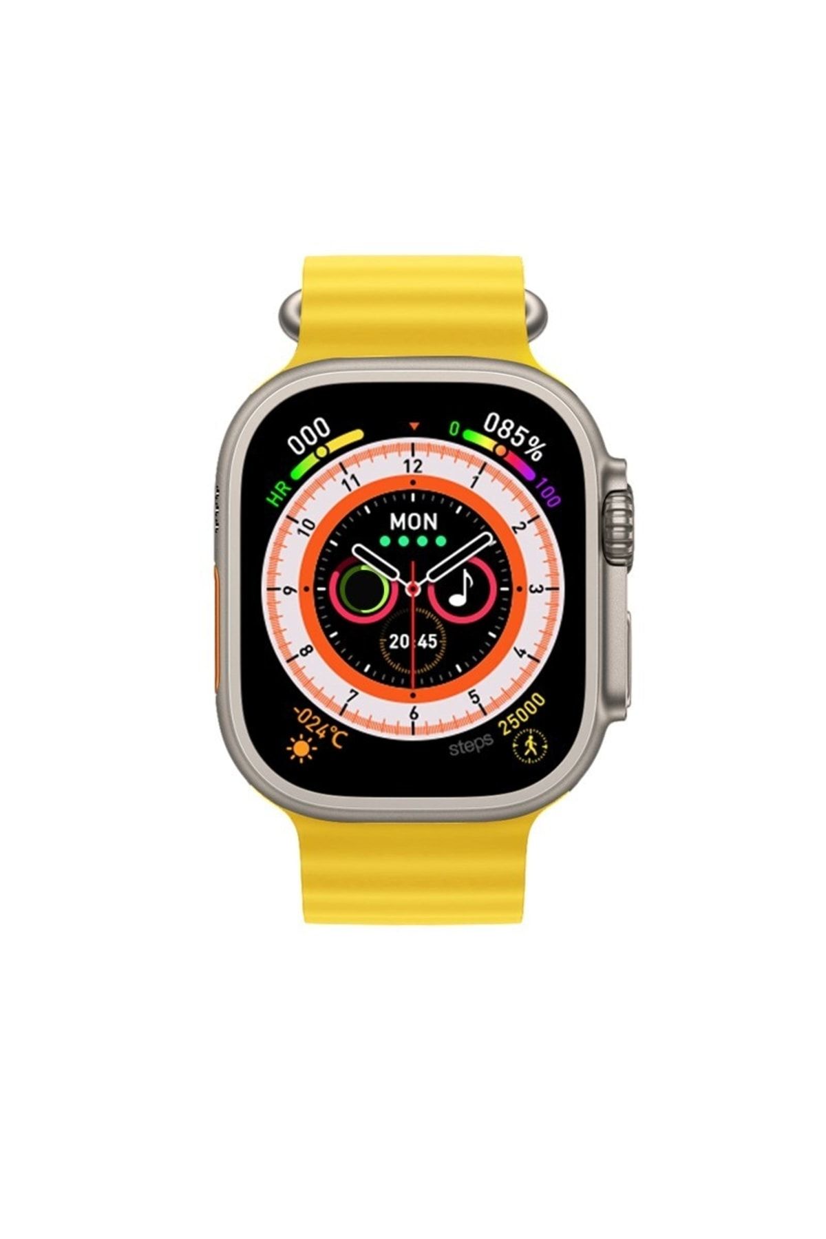 pazariz Watch 8 Ultra 49mm Amax Ultra Akıllı Saat NFC - GPS - Kablosuz Şarj Son En Üst Versiyon