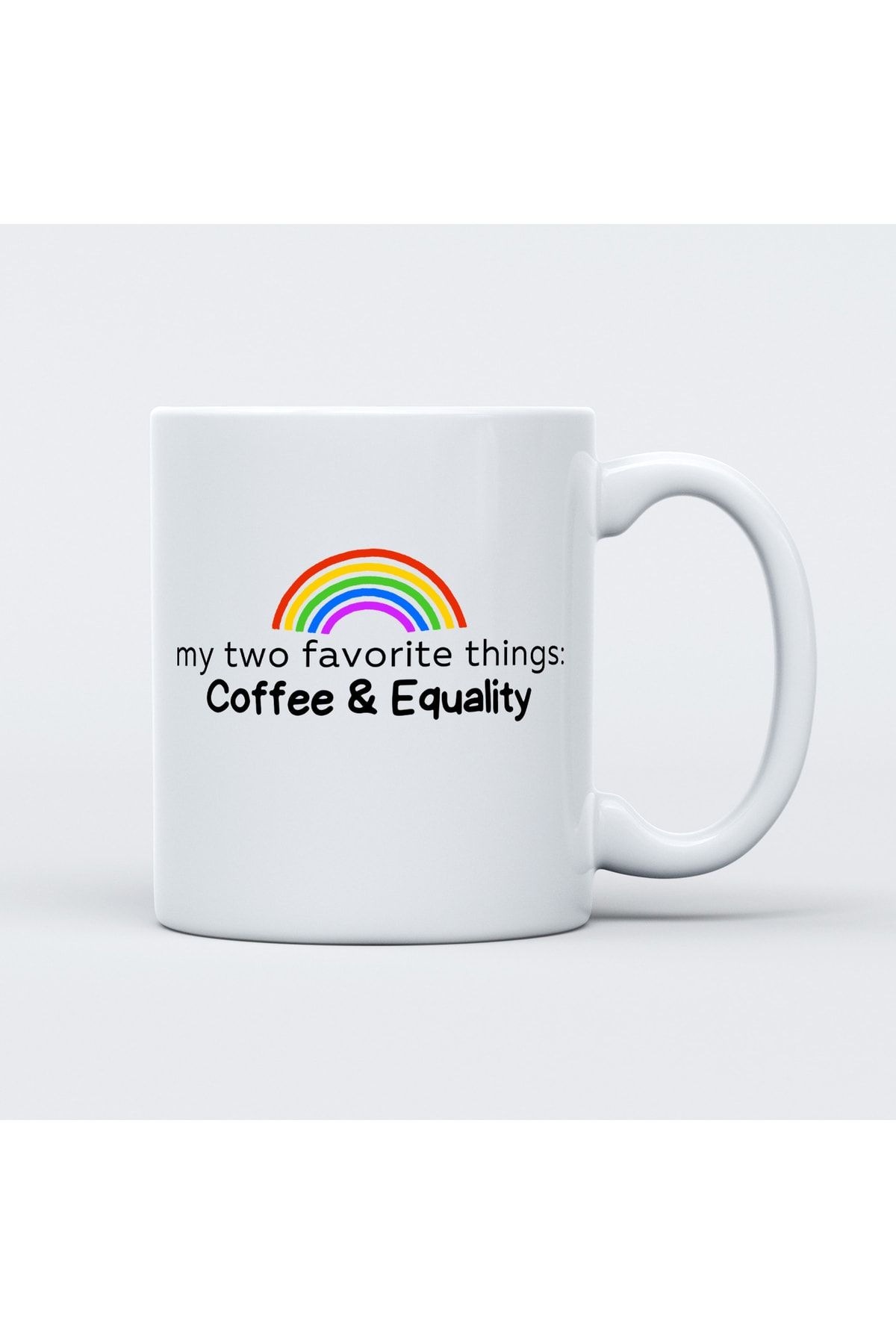 Ares Home My Two Favorite Things : Coffee And Equality Çift Taraflı Baskı