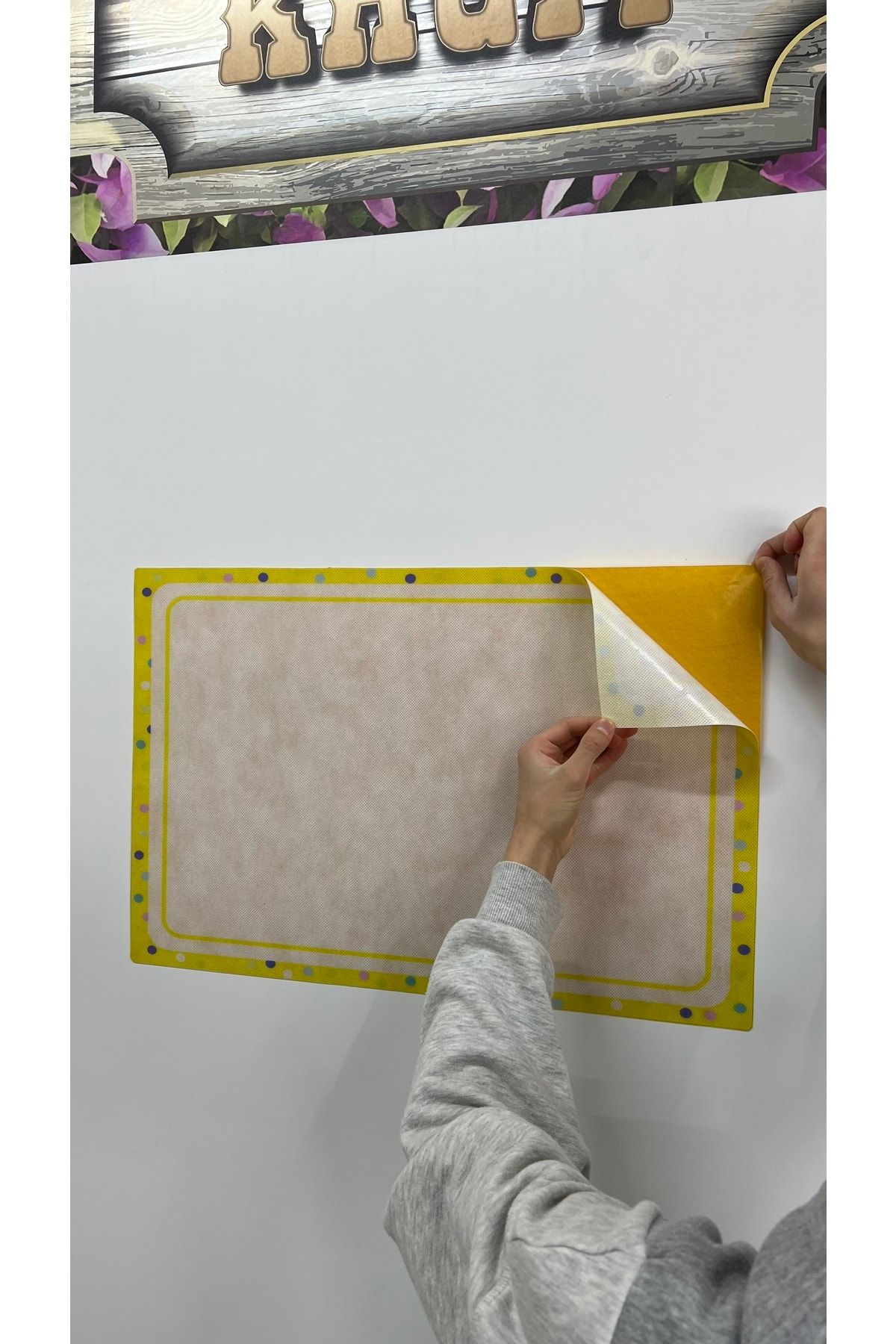 Akıllı Kağıt Statik Kağıt Yapışkanlı Renkli Prof Tahtalar 20x30 (MODEL 18)