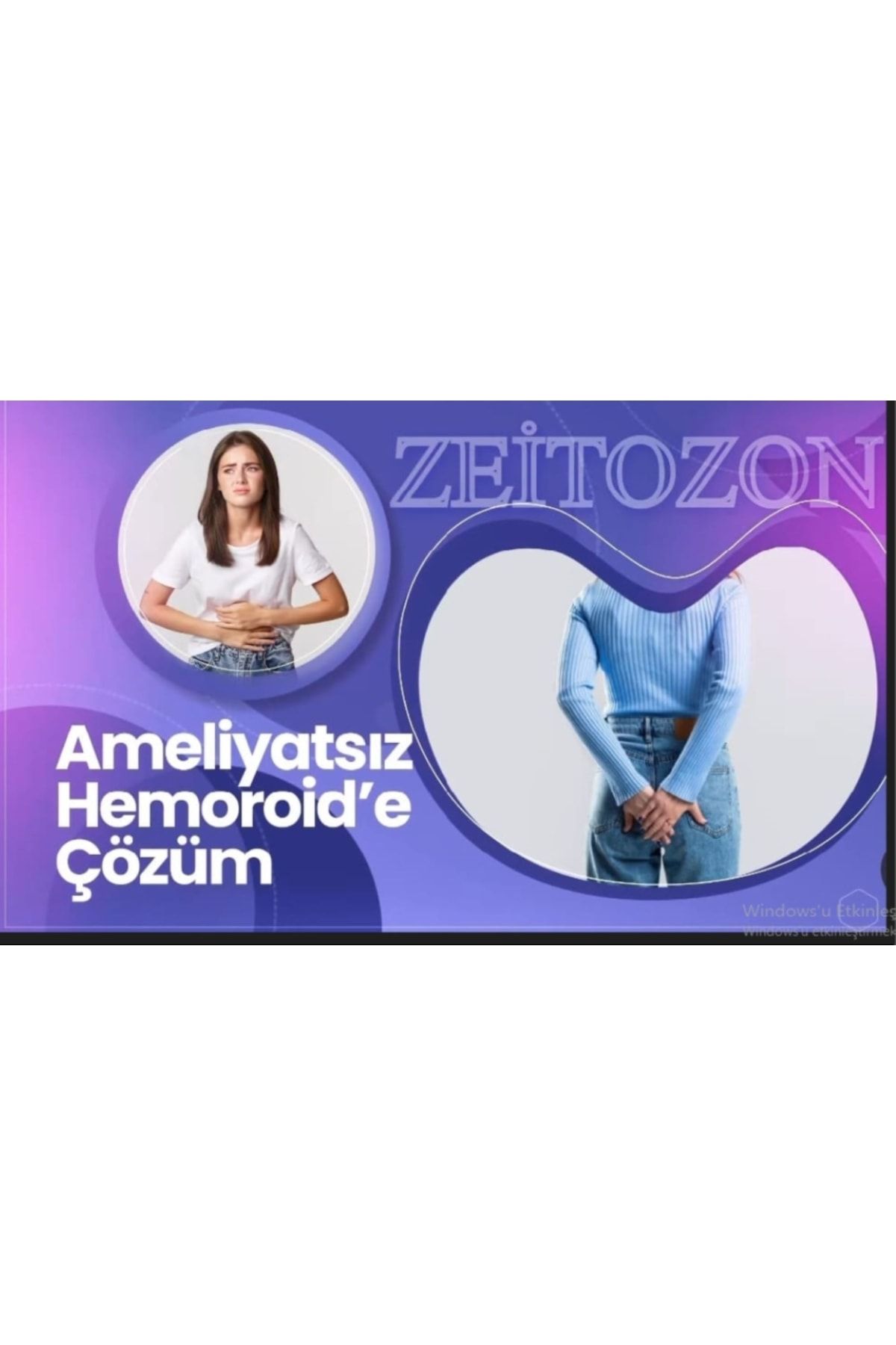 ZEİT OZON Zeitozon Hemoroid(basur Dış Ve Iç) Çatlak Kaşıntı Kremi Doğal Bitkisel Çözüm Ozon Kapsülleri