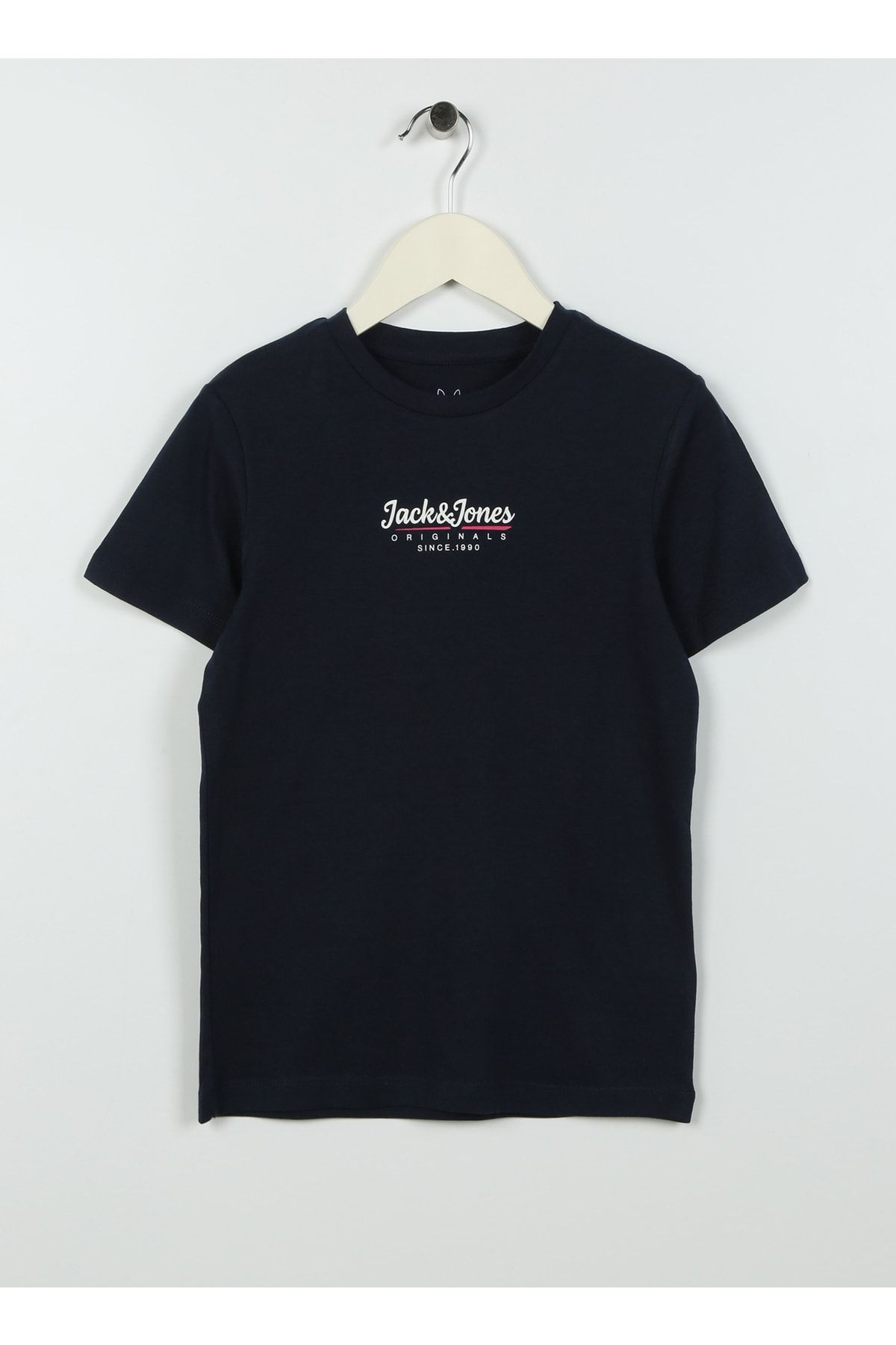 Jack & Jones Desenli Lacivert Erkek T-shirt 12239432
