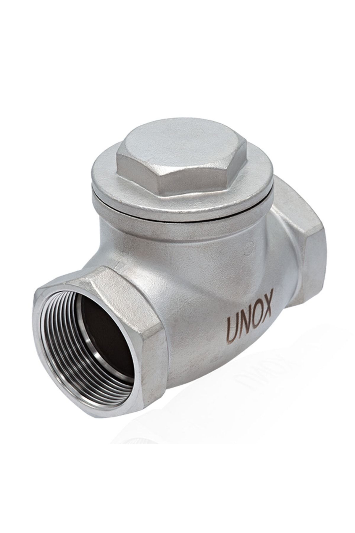 Unox 1/2" Paslanmaz Çalpara Tip Çekvalf