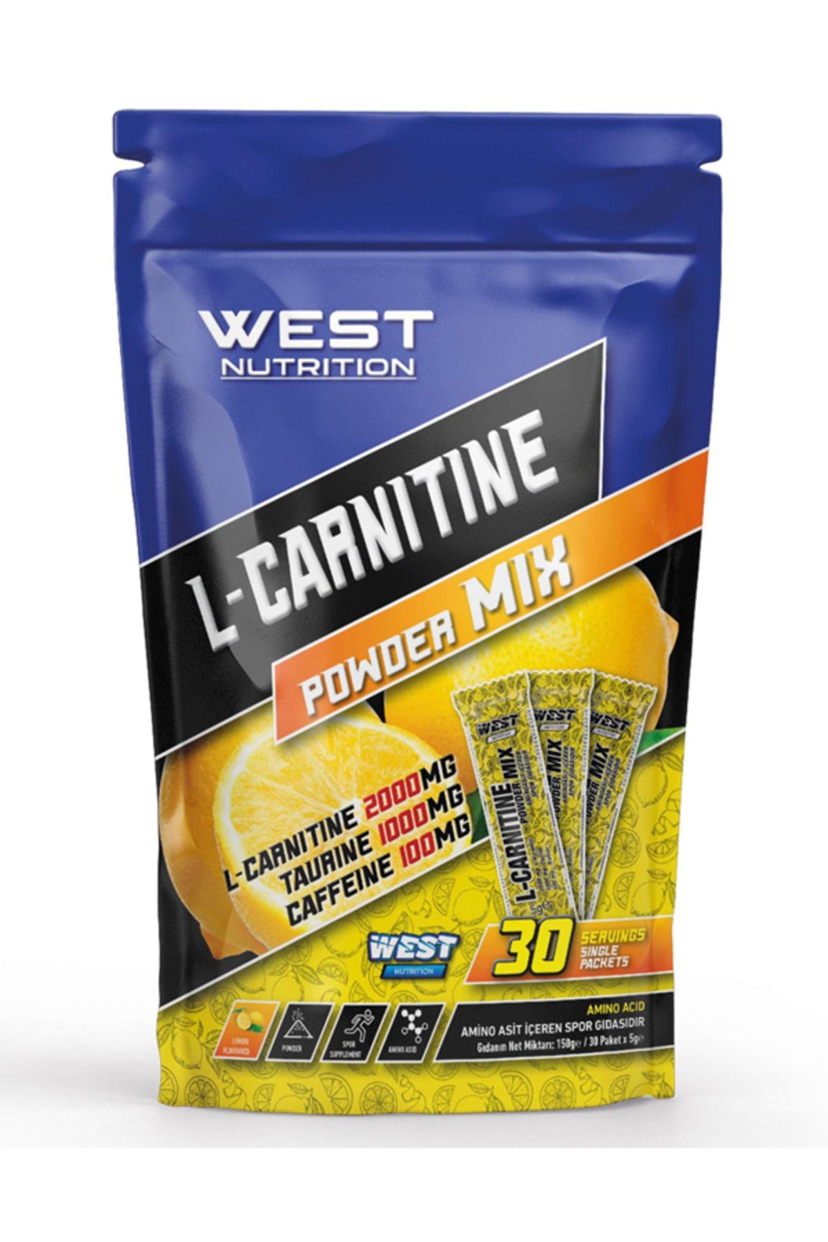 West Nutrition L-carnitine 2000 Mg 30 Şase Limon