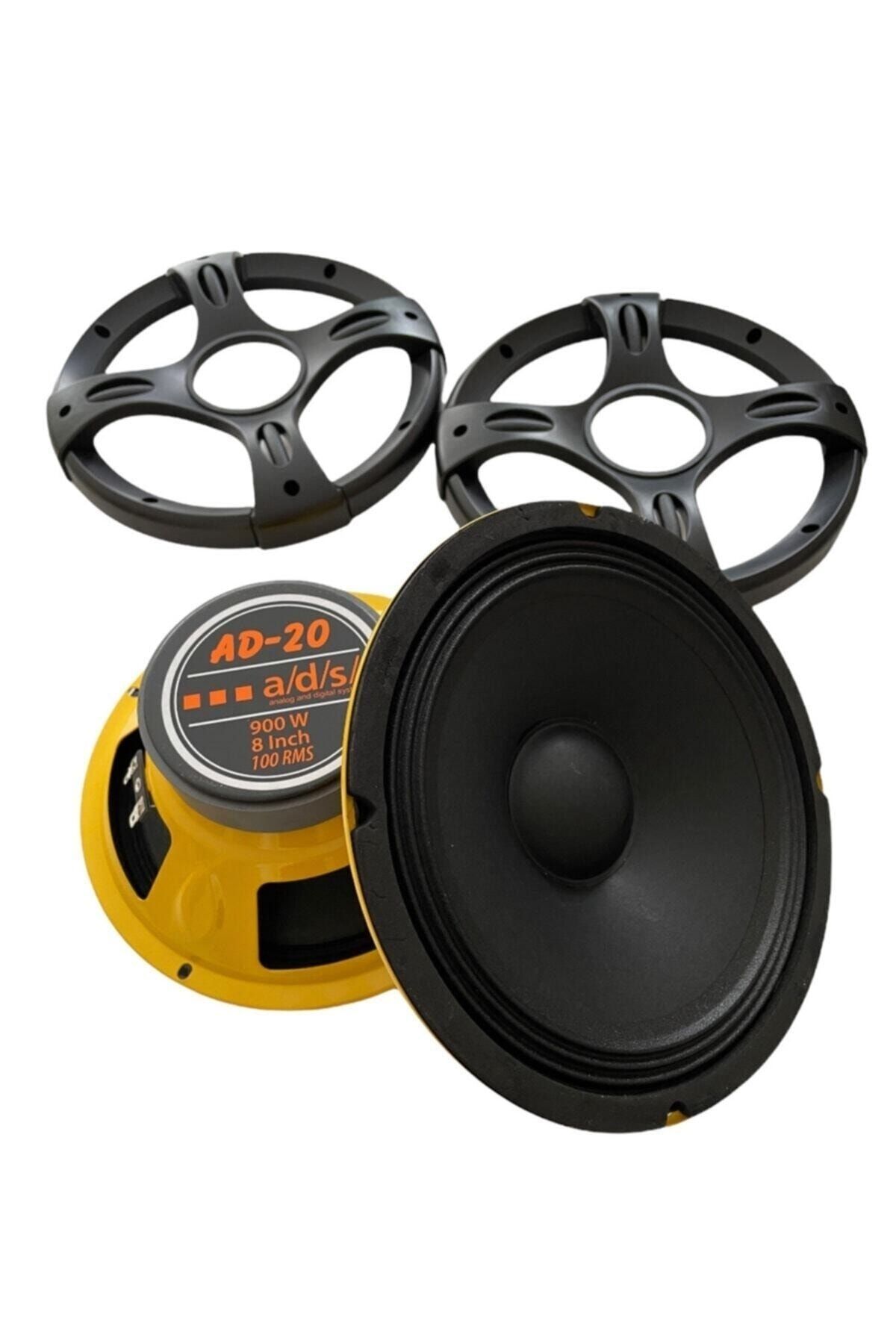 kzyler Bm Audio Boschmann Ads 900 Watt 100 Rms 20 Cm Midrange Hoparlör 2 Adet