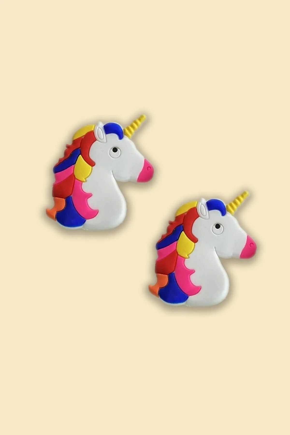 Barly 2\'li Karışık Renk Unicorn Figürlü Çocuk Yan Toka Set