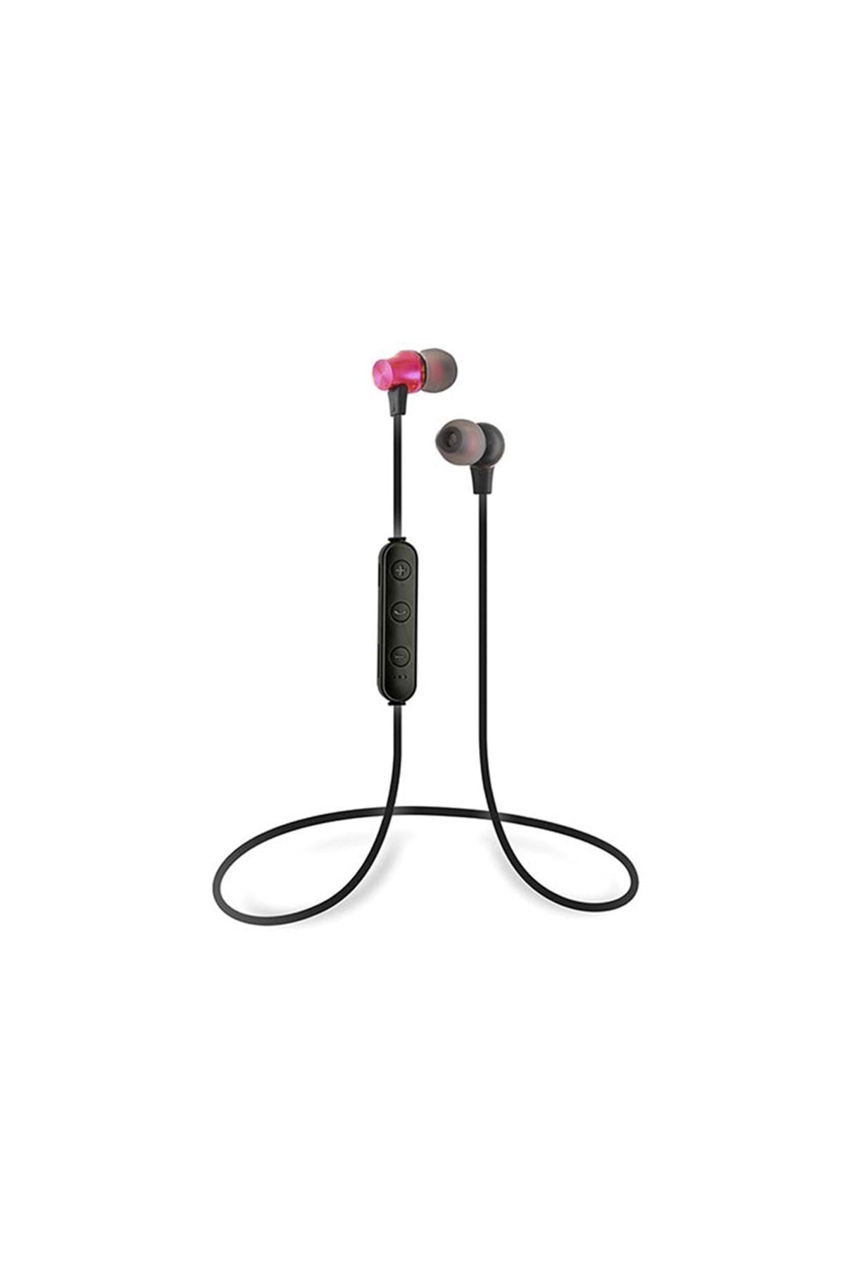 S-Link Sl-bt45 Mobil Telefon Uyumlu Tf Card + Bluetooth Kulaklık Içi Kırmızı Mikrofonlu Kulaklık