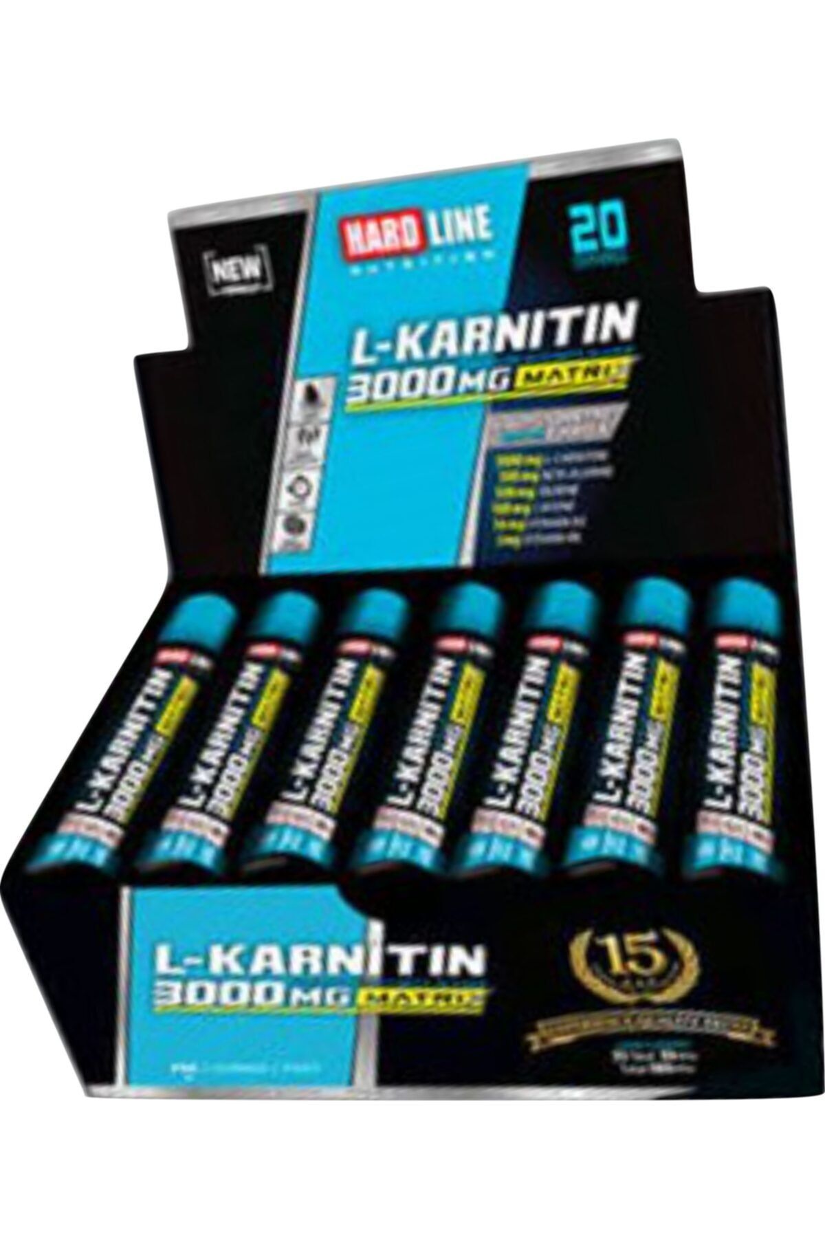 Hardline Hardline L-karnitin Matrix 3000 Mg Şeftali 20 Ampül