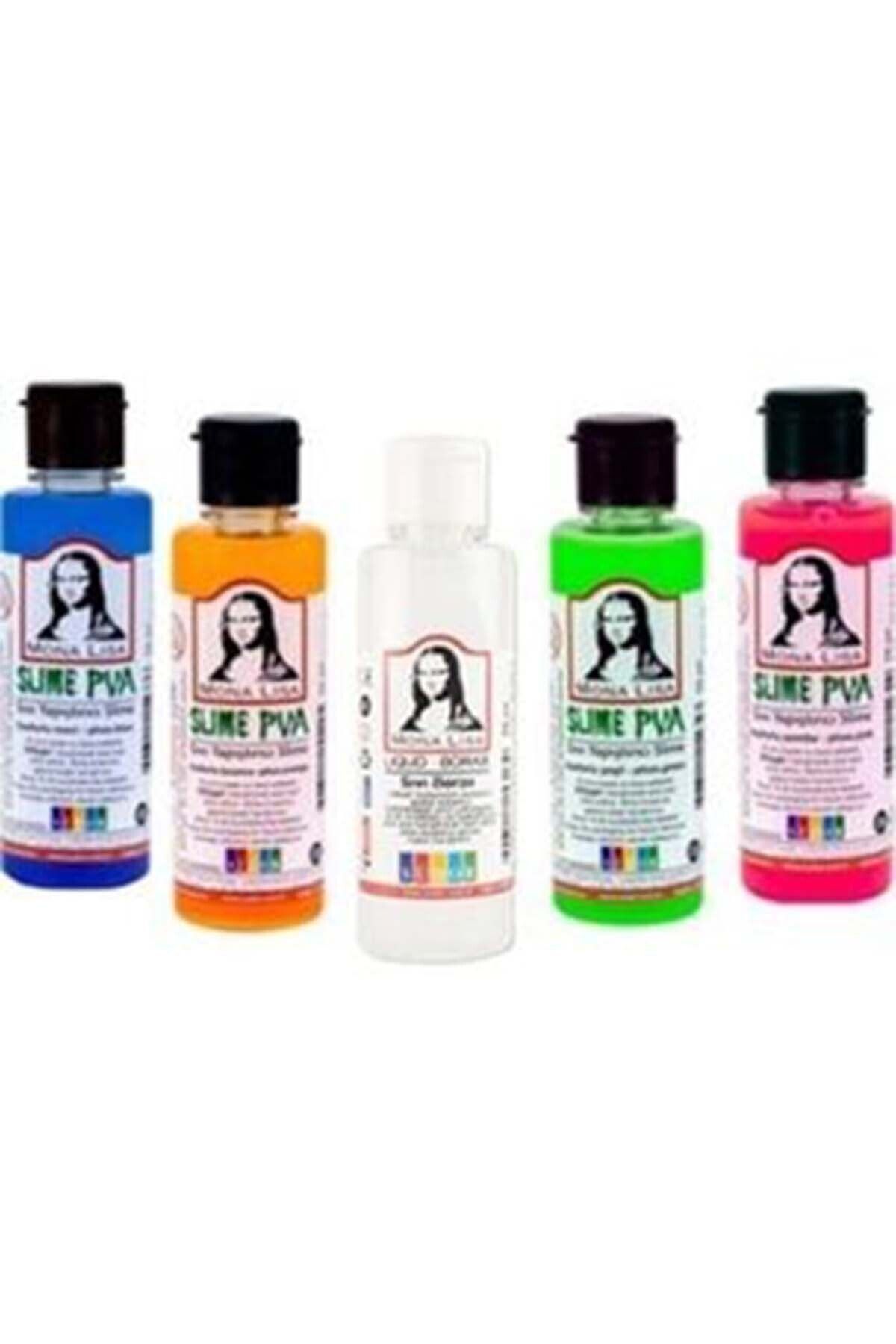 EMİRCAN Mona Lisa Slime Jeli 70 Ml 4 Farklı Renk + 1 Sıvı Boraks