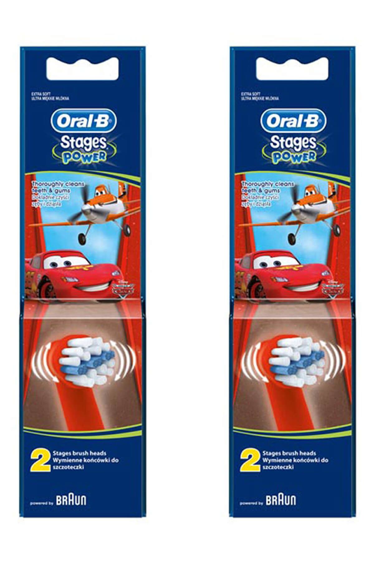 Oral-B Stages Power Diş Fırçası Yedeği - 2'li Paket