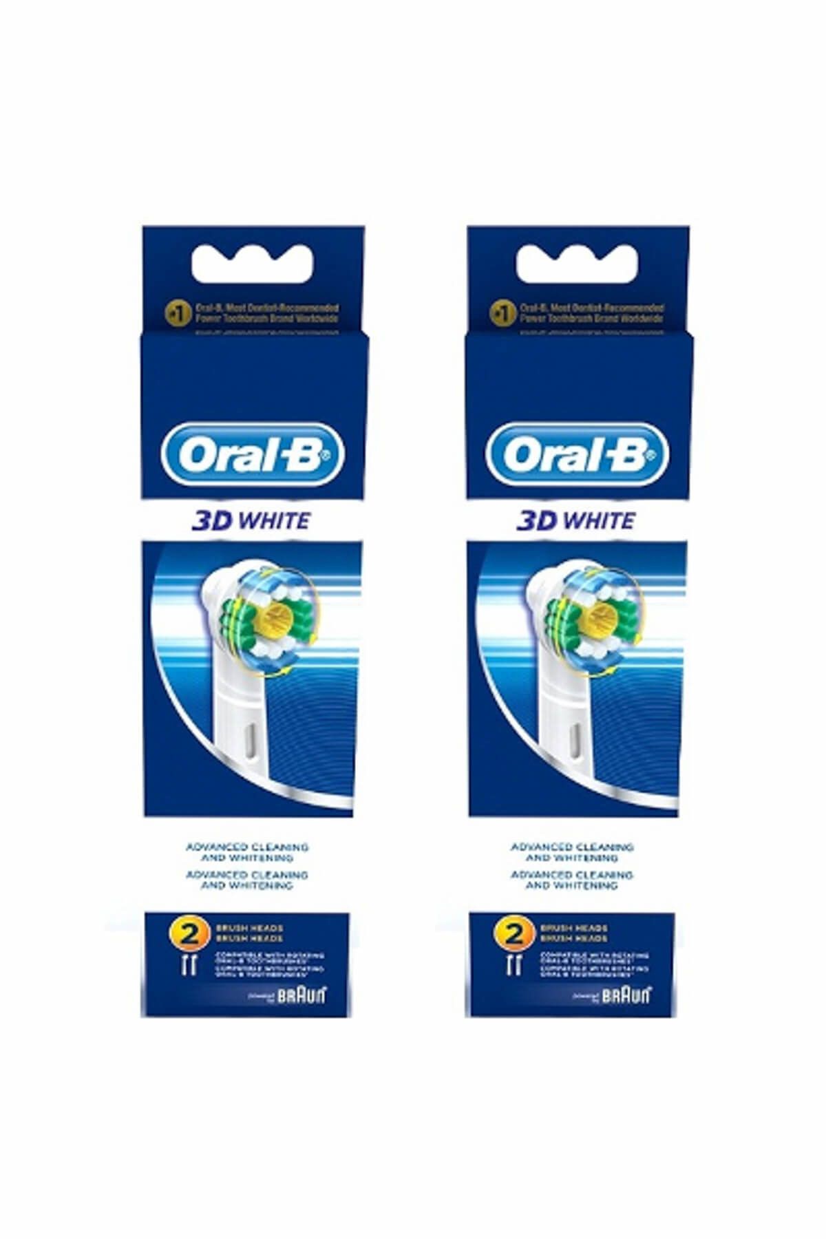 Oral-B Eb18 3D White Diş Fırçası Yedeği - 2'li x 2 Adet