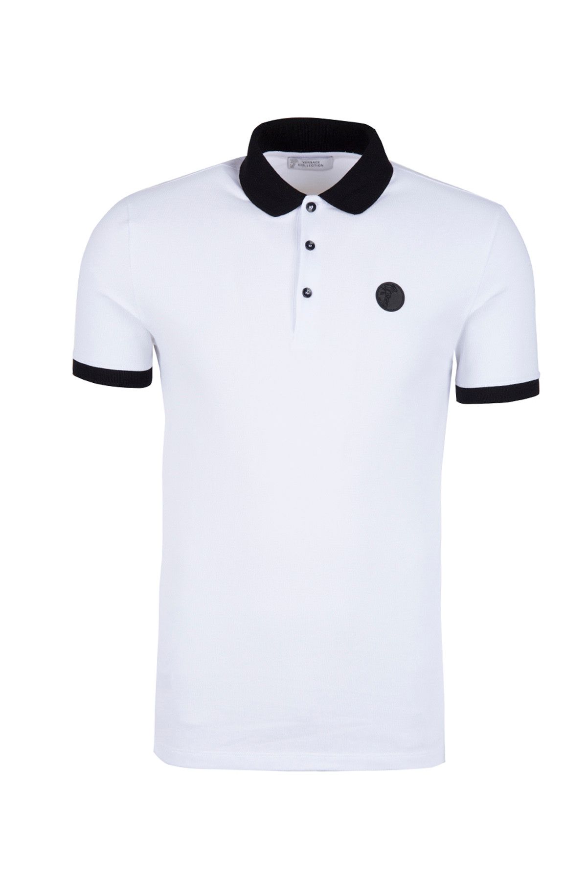 Versace Beyaz Erkek T-Shirt Vj0003 V800488S V7001