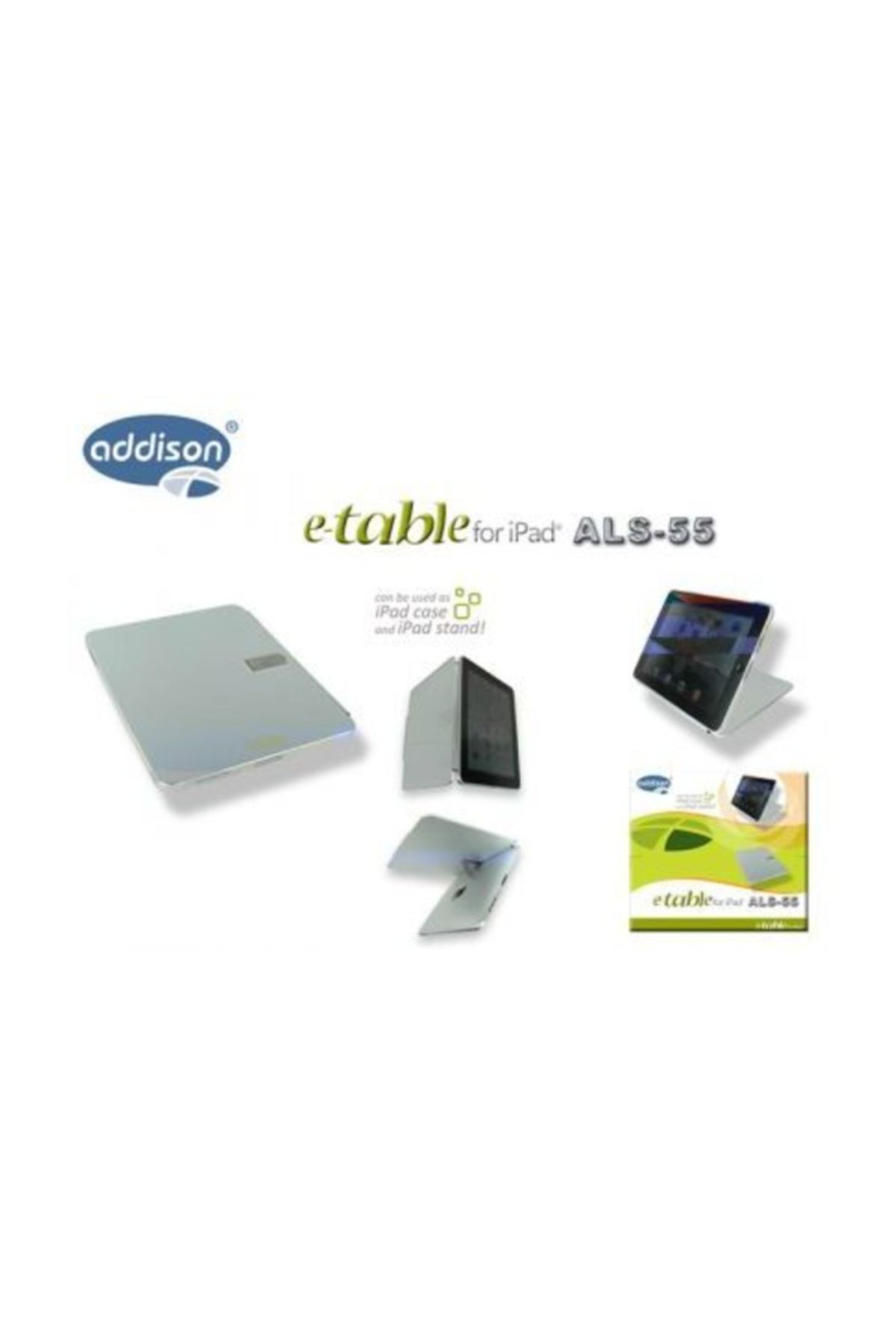 Addison Addison Als-55 Alüminyum Ipad Kılıf Ve Standı