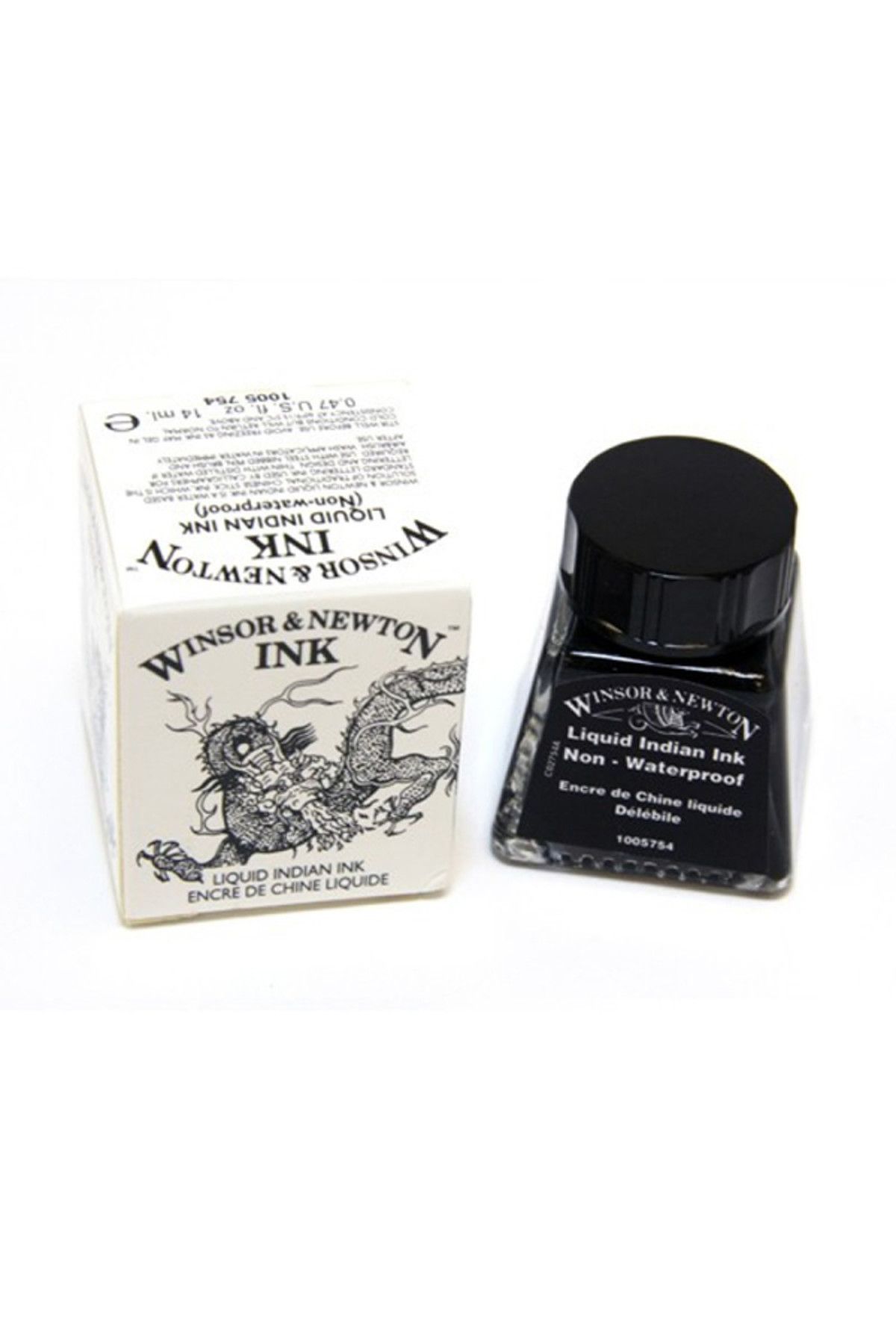 Winsor Newton Winsor & Newton Çini Mürekkebi 14ml - Liquid Indian Ink 193169
