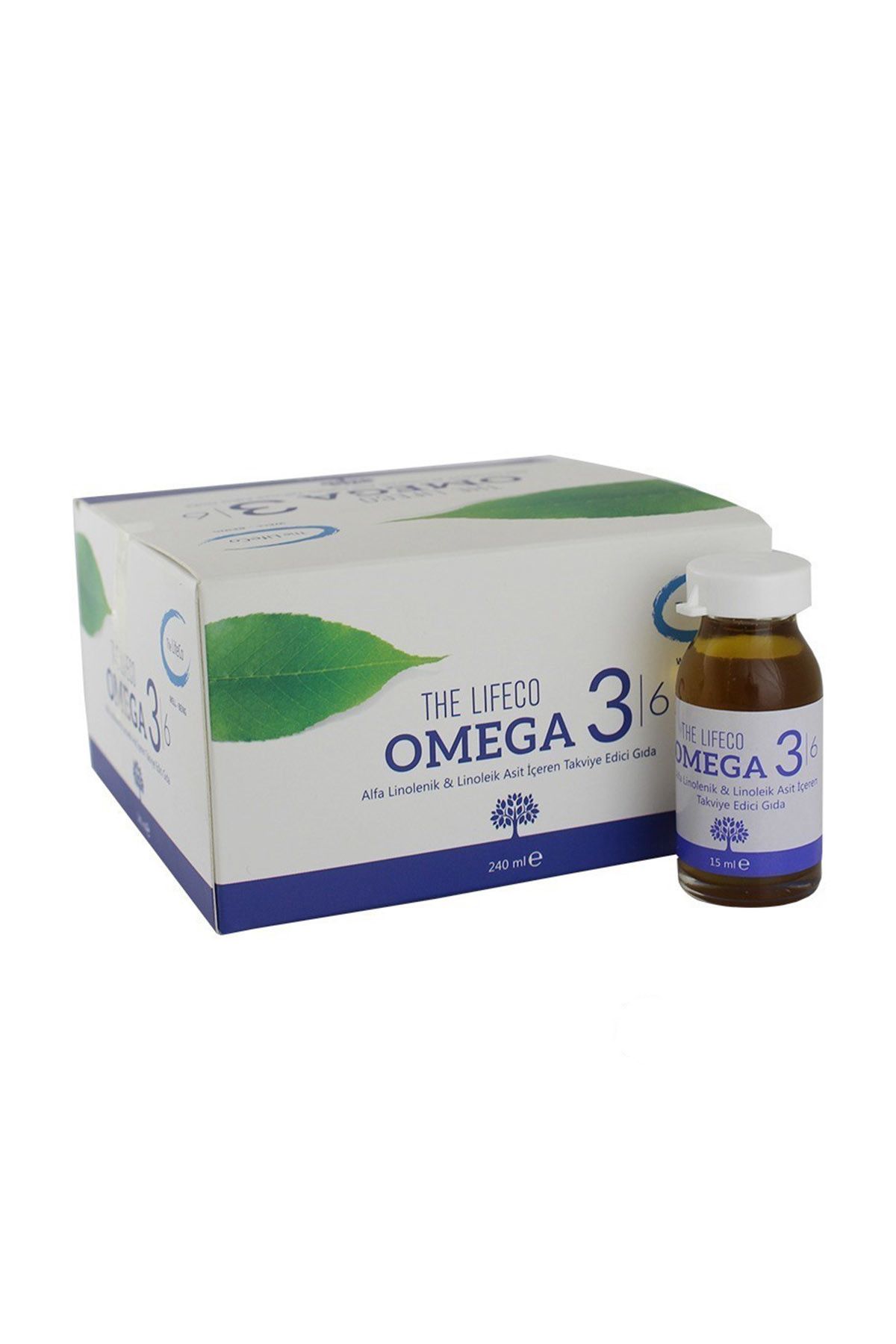 TheLifeCo Omega 3 6 Bitkisel Yağ Karışımı 16 Flakon