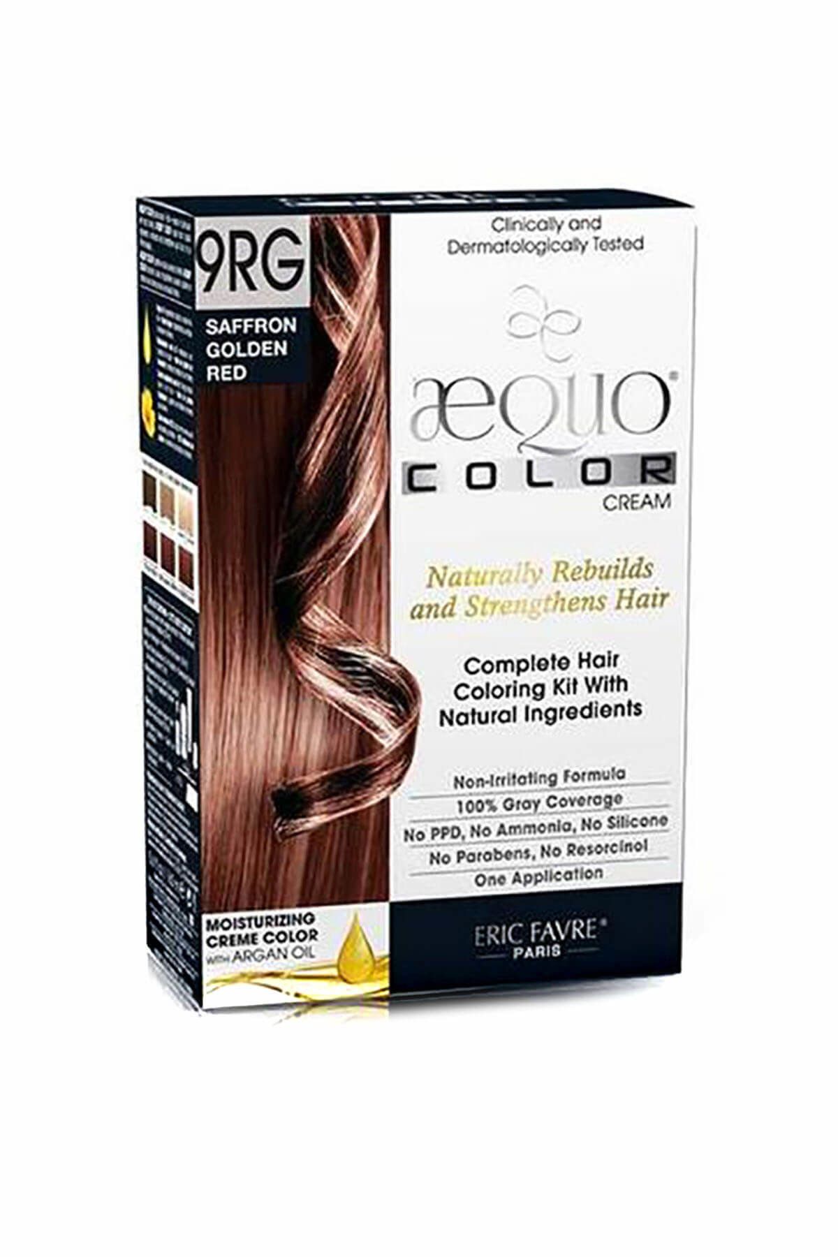 aequo color Organik Altın Sarısı Saç Boyası - 9RG Saffron Golden Red 3525722013574