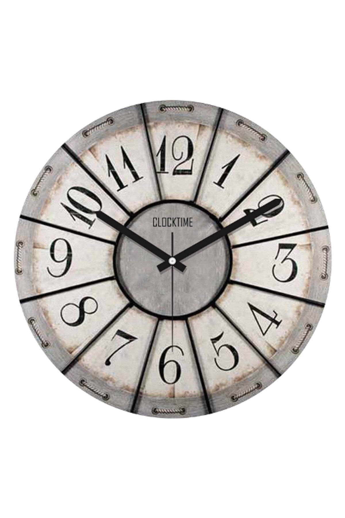 Clocktime By Cadran Clocktime By 30x30 Cm MDF Duvar Saati CTM3