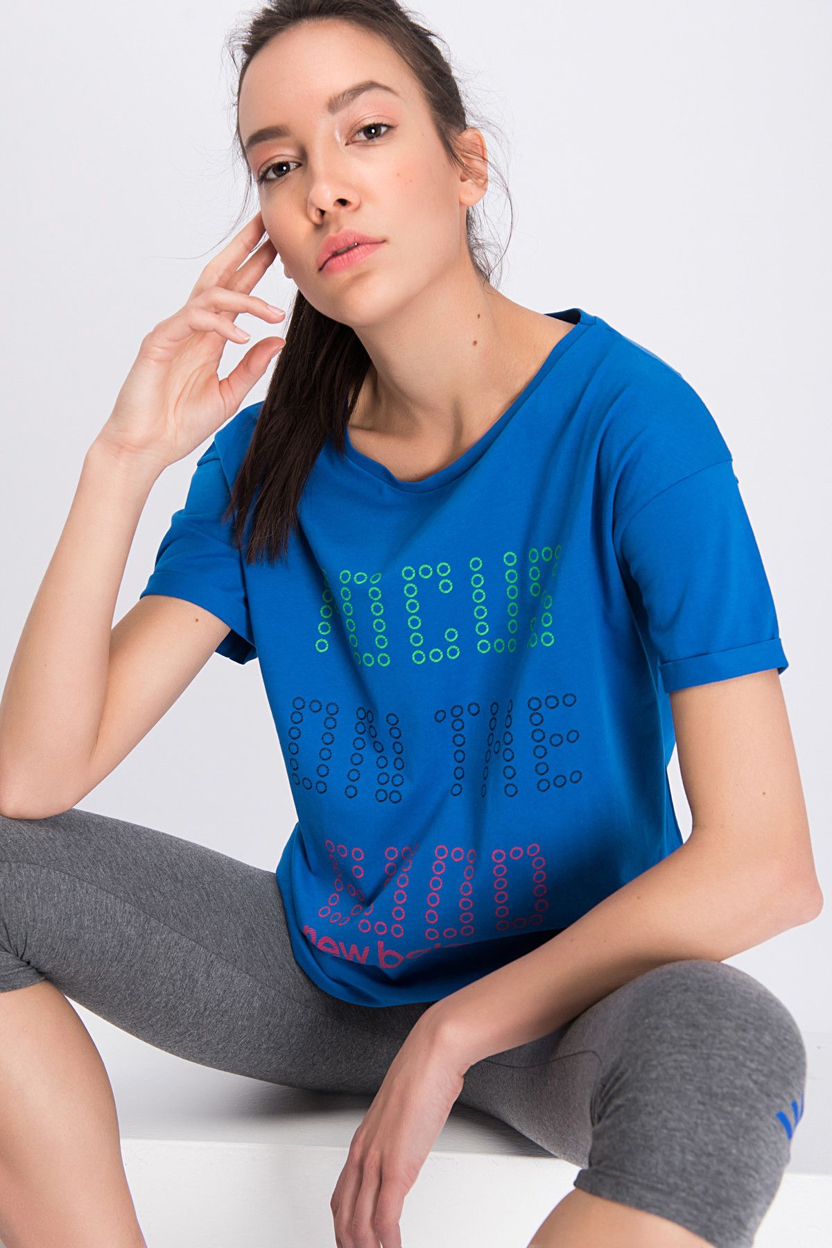 New Balance Kadın T-shirt - WTT1702-ATL