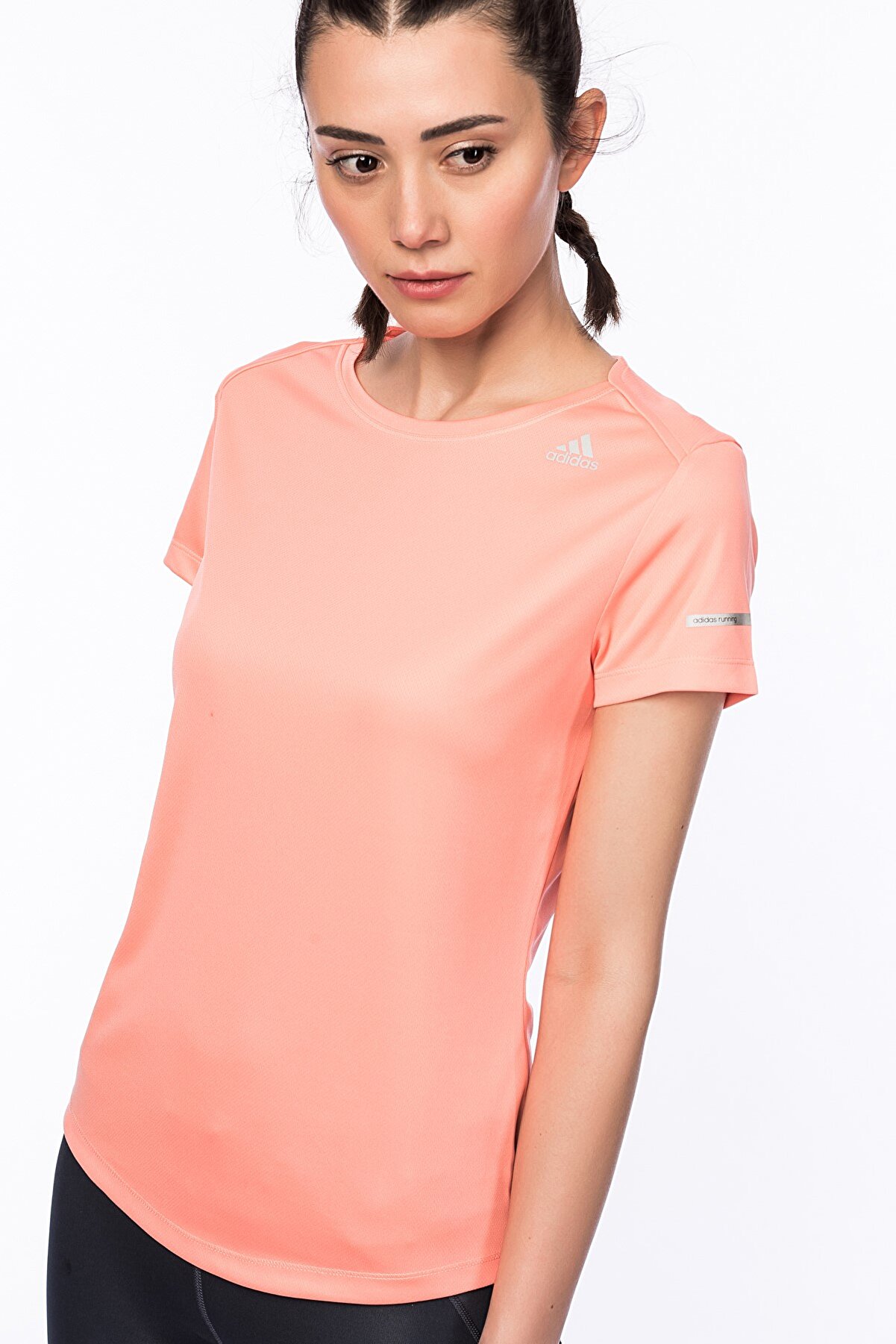 adidas Kadın Koşu T-shirt - Run Tee W - AI7964