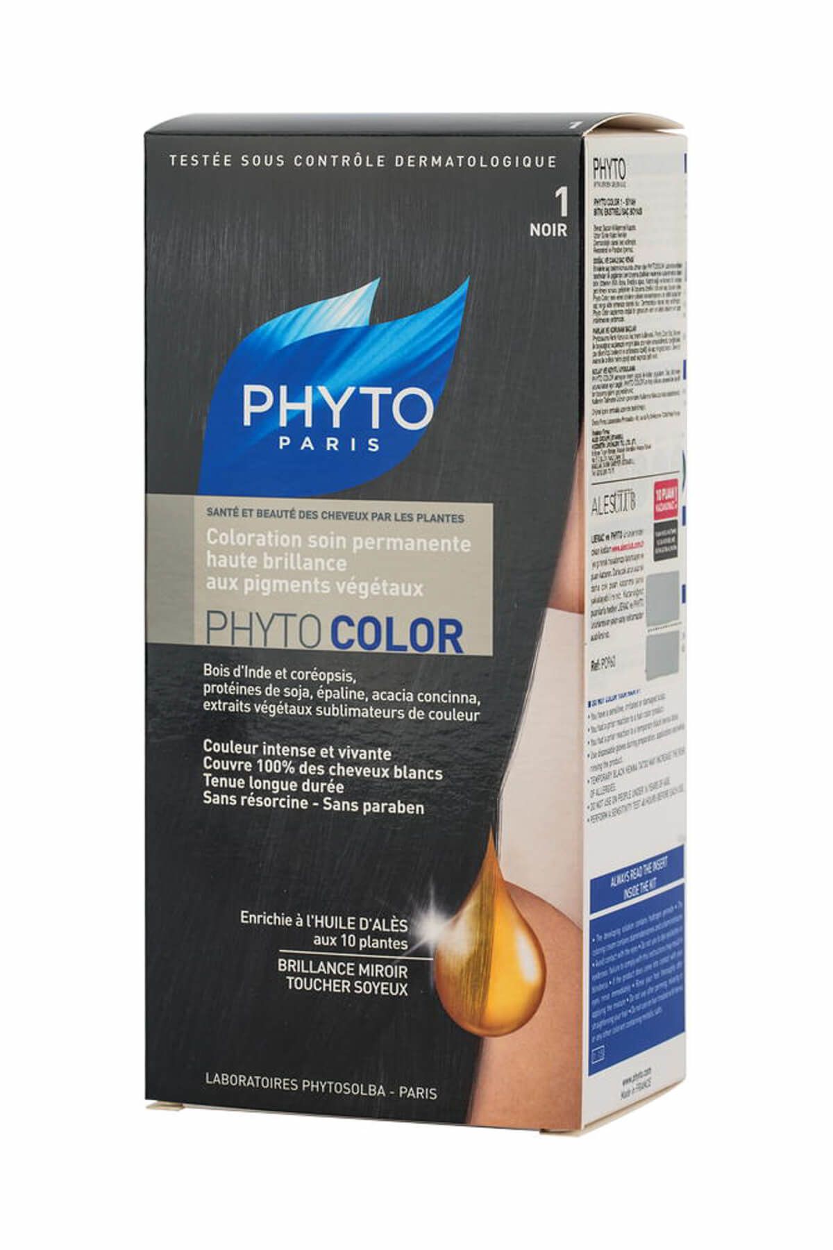 Phyto Bitkisel Saç Boyası - Phytocolor 1 Siyah 0618059109607