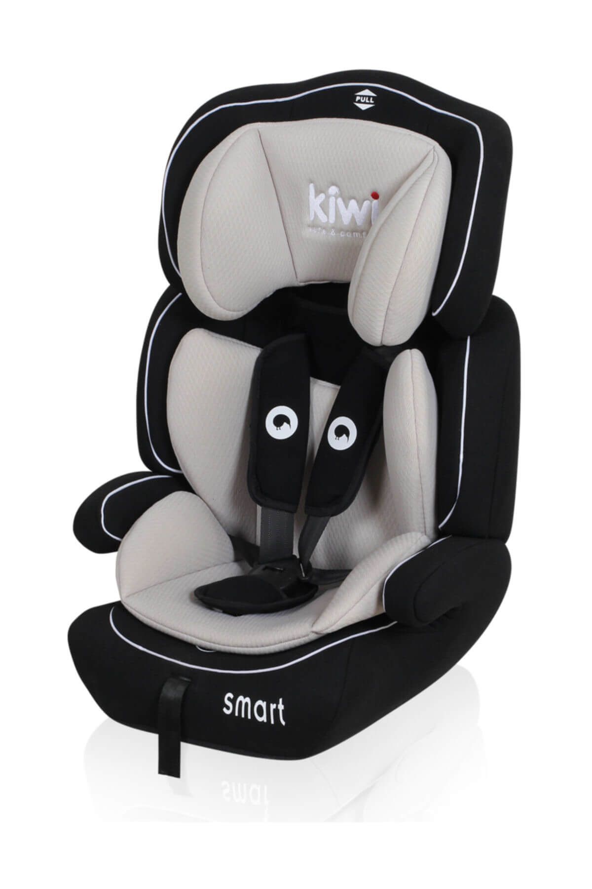 Kiwi Safe&Comfort Smart 9-36 Kg Oto Koltuğu Siyah - Gri /