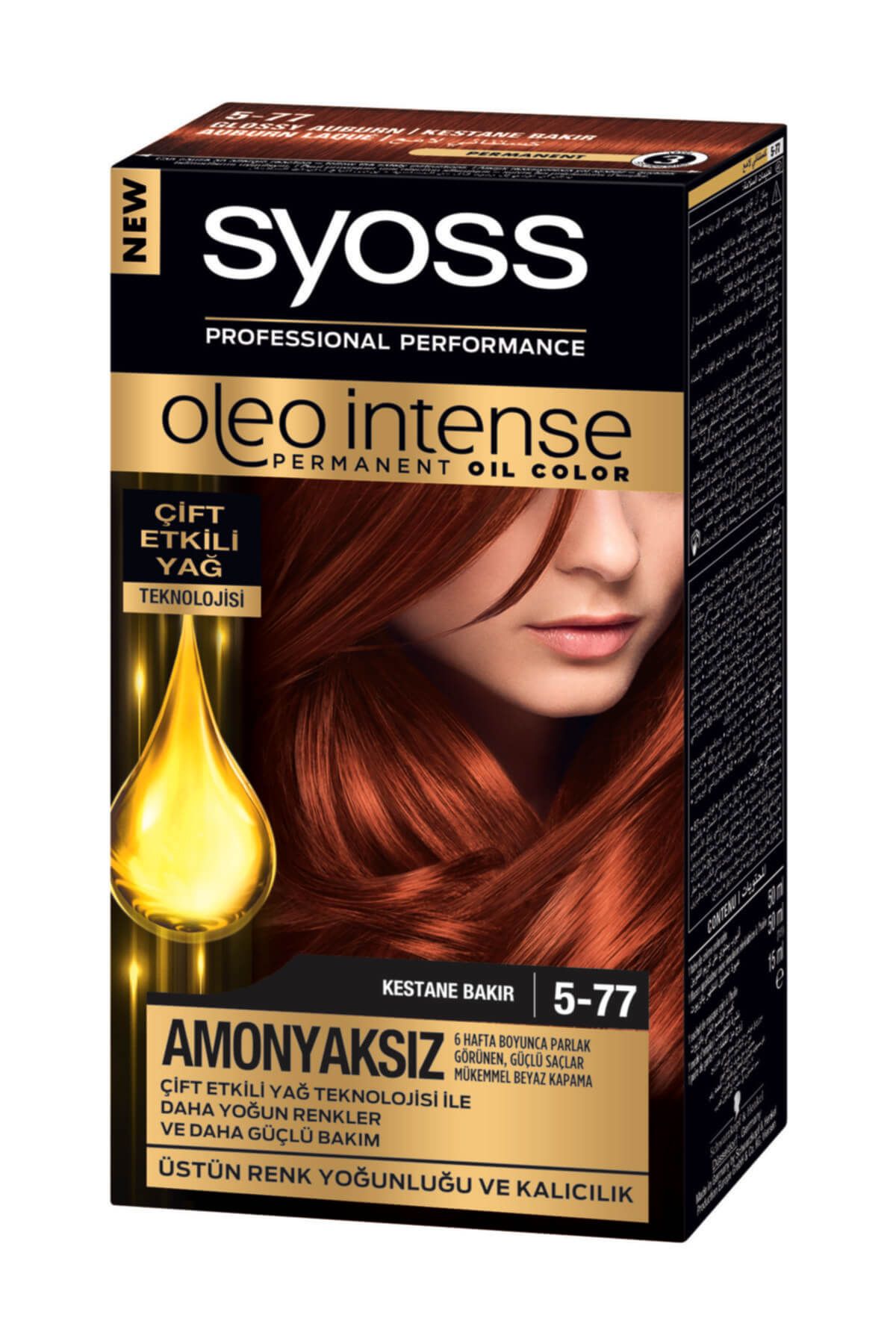 Syoss Oleo Intense Color 5-77 Kestane Bakır 50 ml