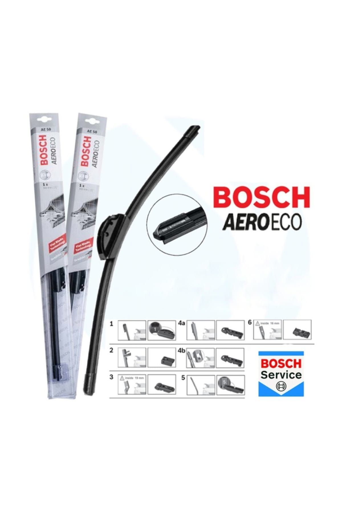 Bosch AeroEco 500mm AE50 Graphite 6 Aparatlı Muz Sile. 3397013452