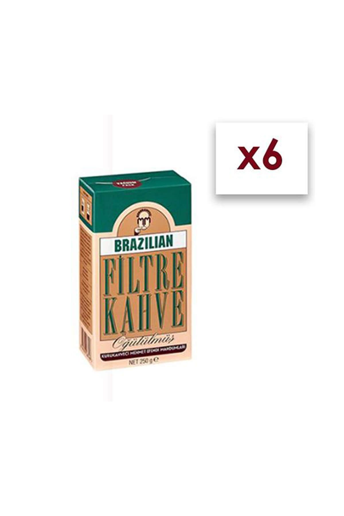 Mehmet Efendi Brazilian Filter Coffee 250 g 6'lı Set