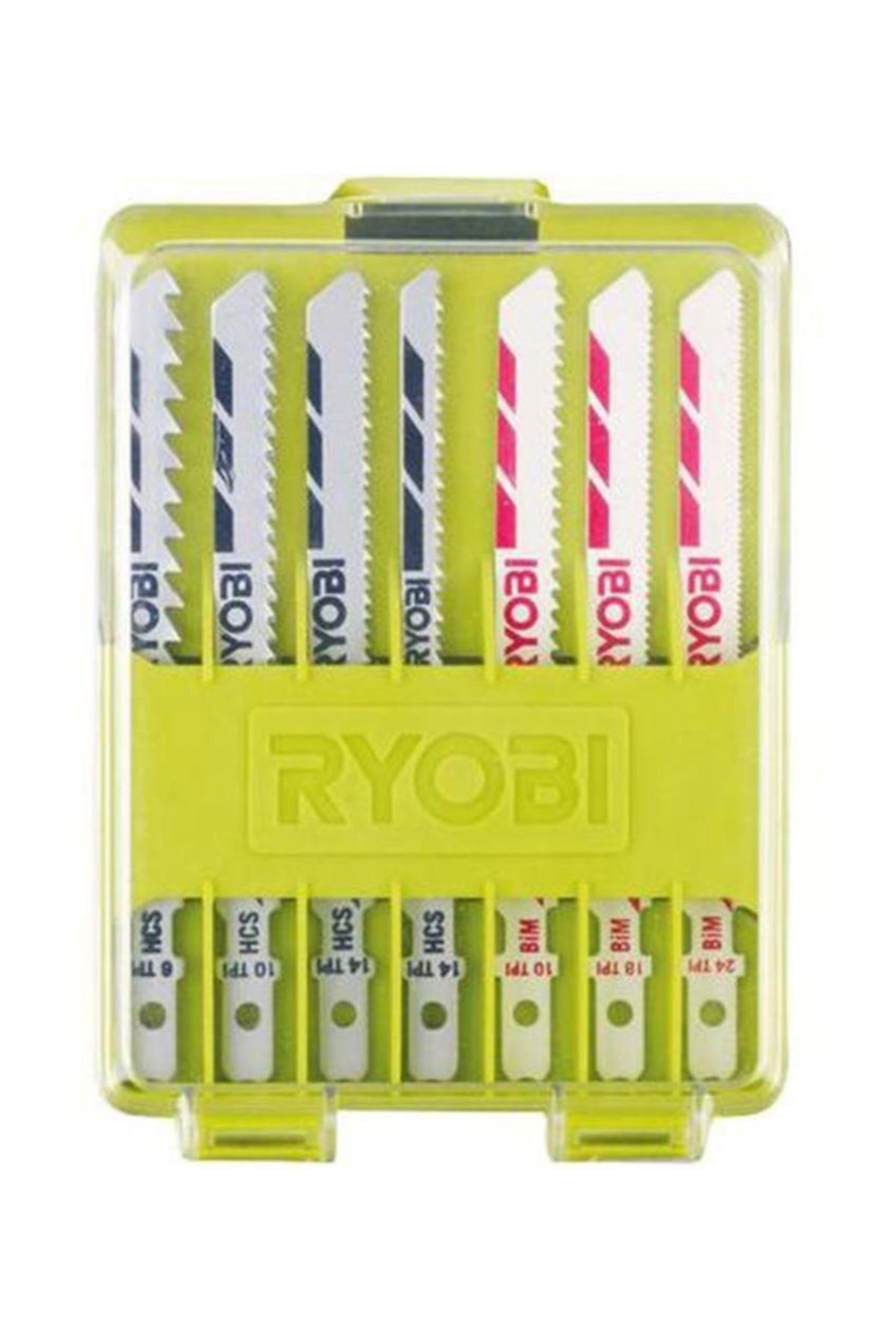 Ryobi Rak10Jsb 10 Parça T Tipi Ahşap/Metal Dekupaj Bıçak Seti