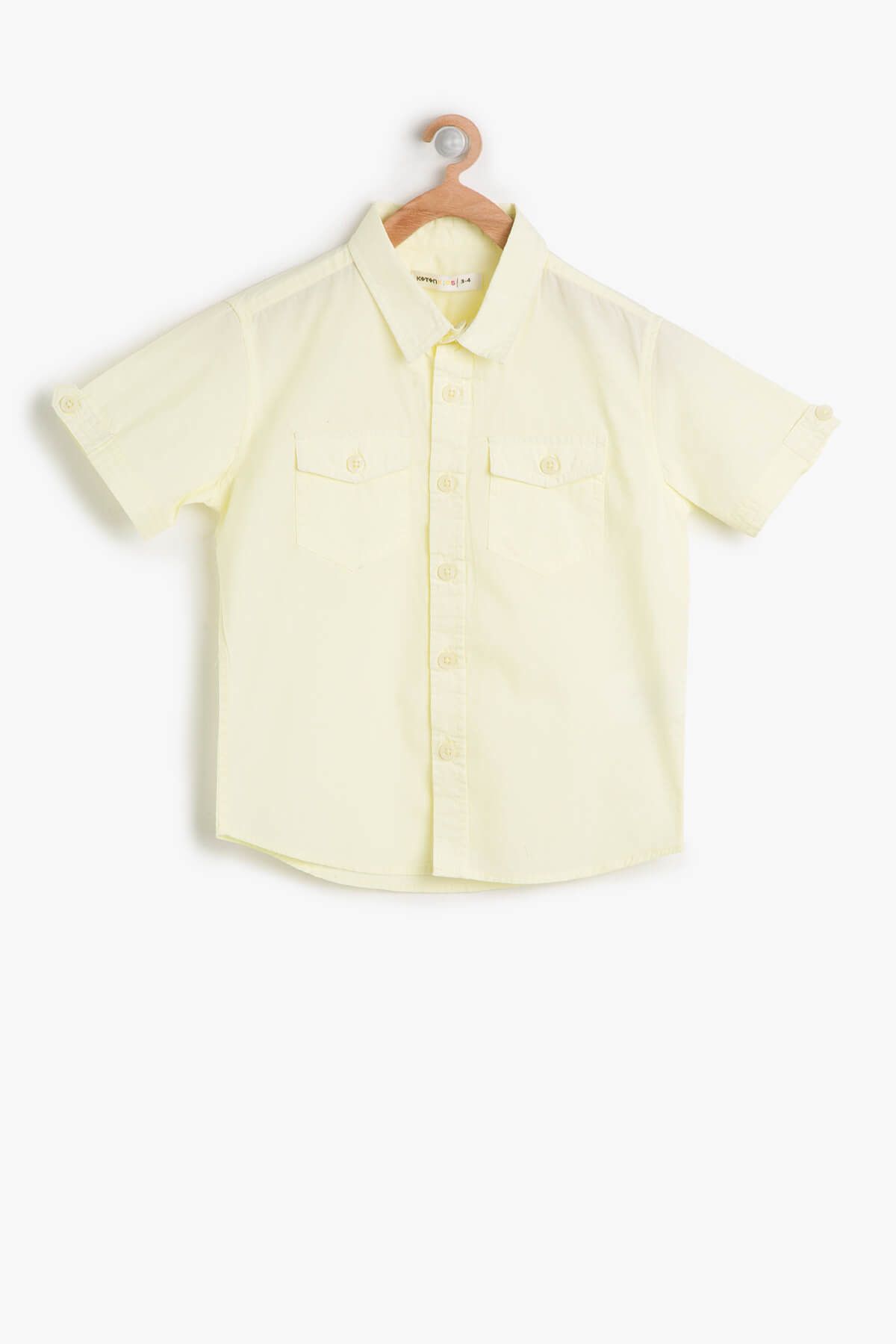 Koton Sarı Erkek Çocuk Gömlek
