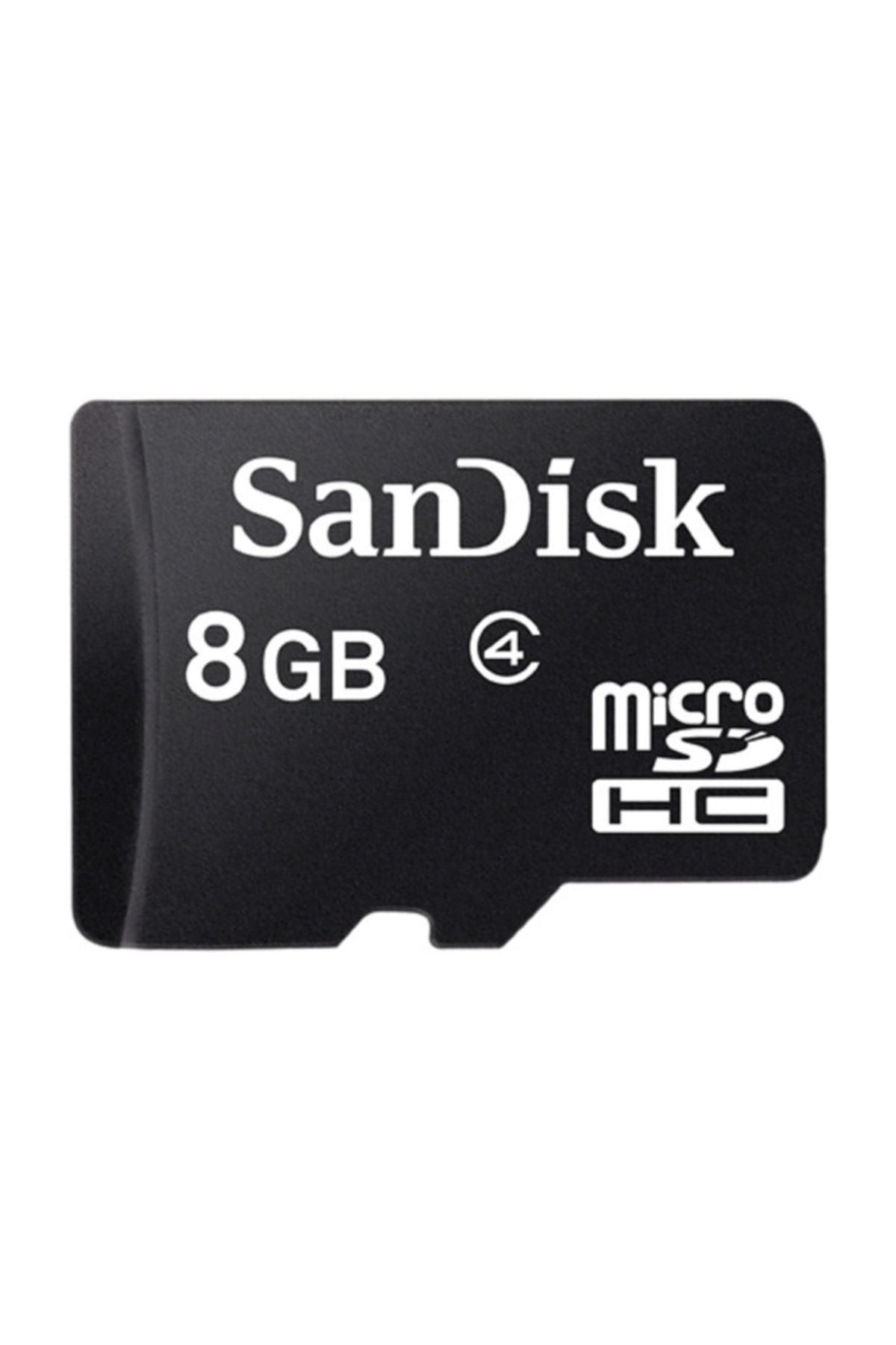 Sandisk Micro SDHC 8 GB Sınıf 4 USB Bellek Siyah SDSDQM-008G-B35