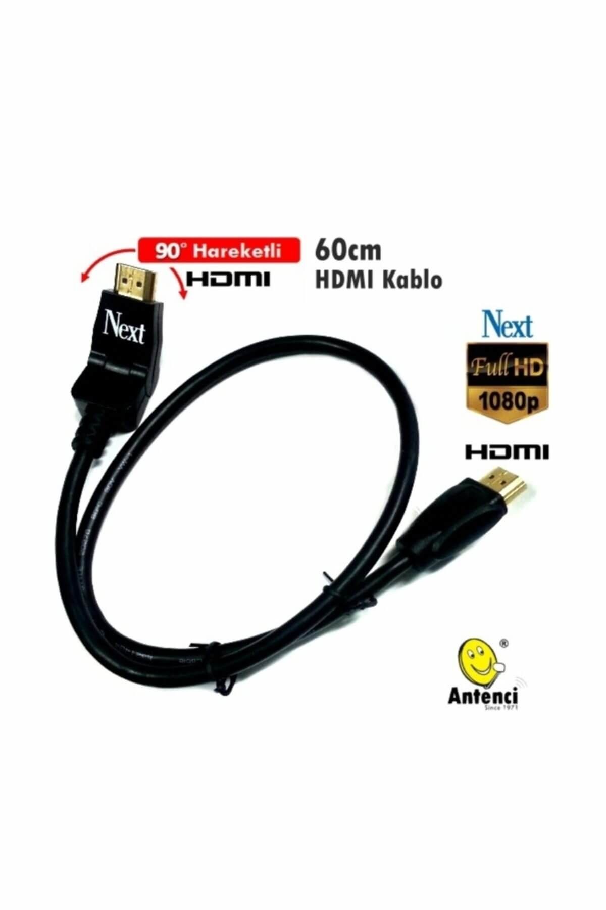 Next 60cm HDMI Kablo Hareketli HDMI Fişli