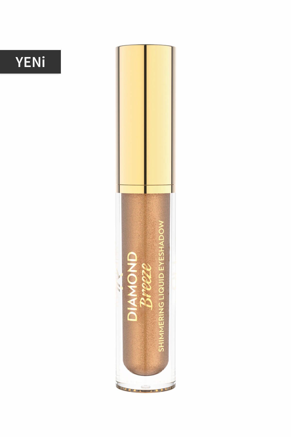 Golden Rose Likit Göz Farı - Diamond Breeze Shimmering Liquid Eyeshadow 02 Iconic Bronze 8691190965631