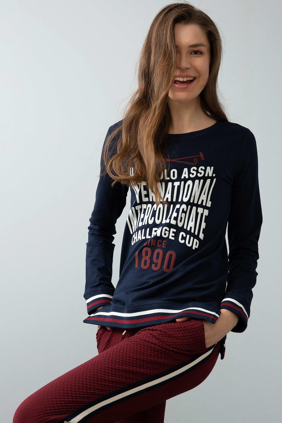 U.S. Polo Assn. Kadın Sweatshirt G082GL082.000.648505