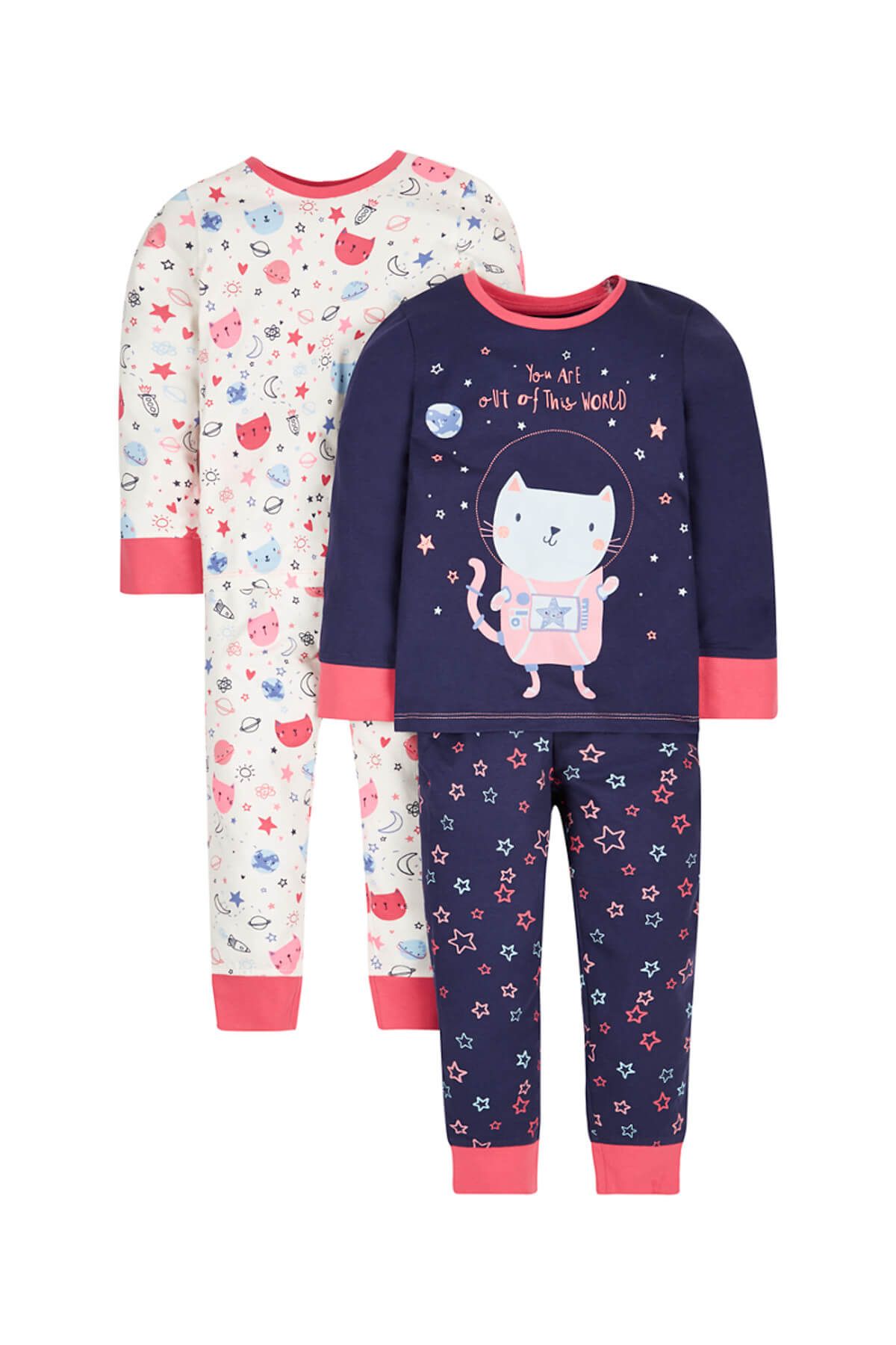 Mothercare Kız Çocuk 2'li Pijama Ma173