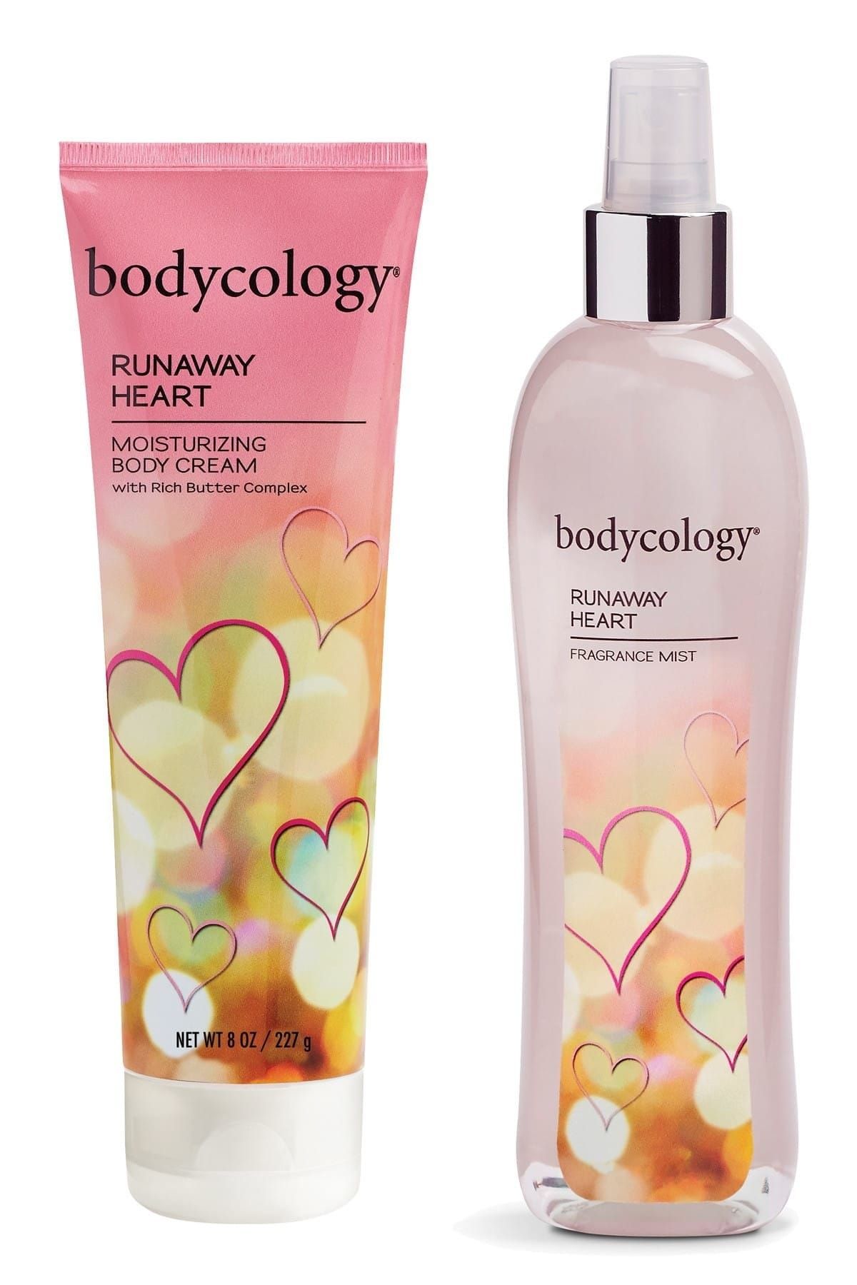 Bodycology Runaway Heart gardenia Parfümlü Vücut Spreyi Ve Bakım Kremi Seti