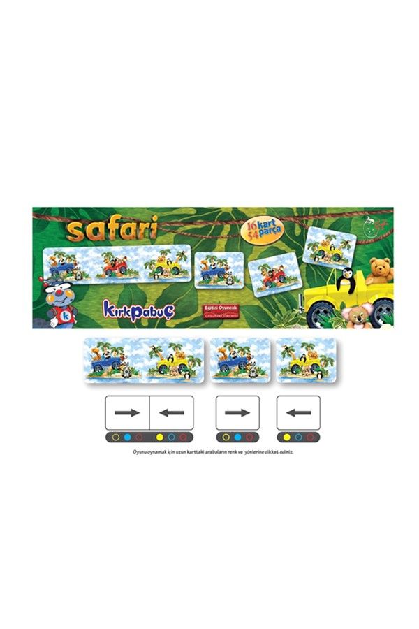 Kırkpabuç Puzzle Kırkpabuç Safari 54 Parça Oyun /