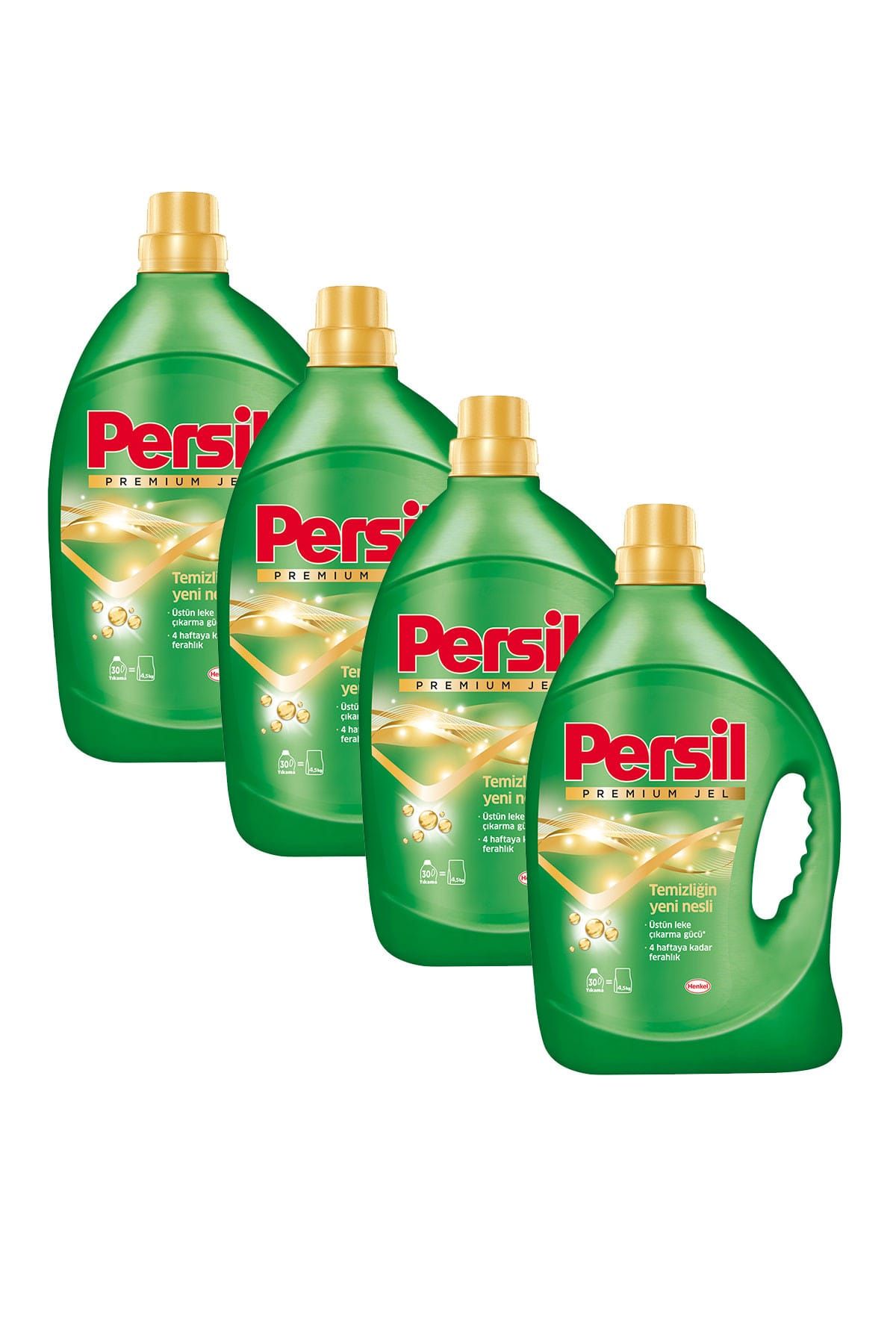 Persil Premium Jel Çamaşır Deterjanı Regular 30 Yıkama 4'lü Set