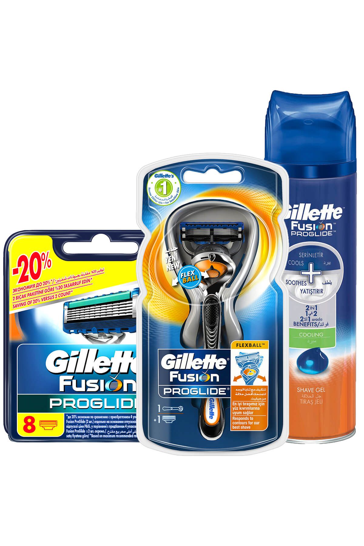 Gillette Fusion ProGlide Tıraş için Bakım Seti 8681002962781