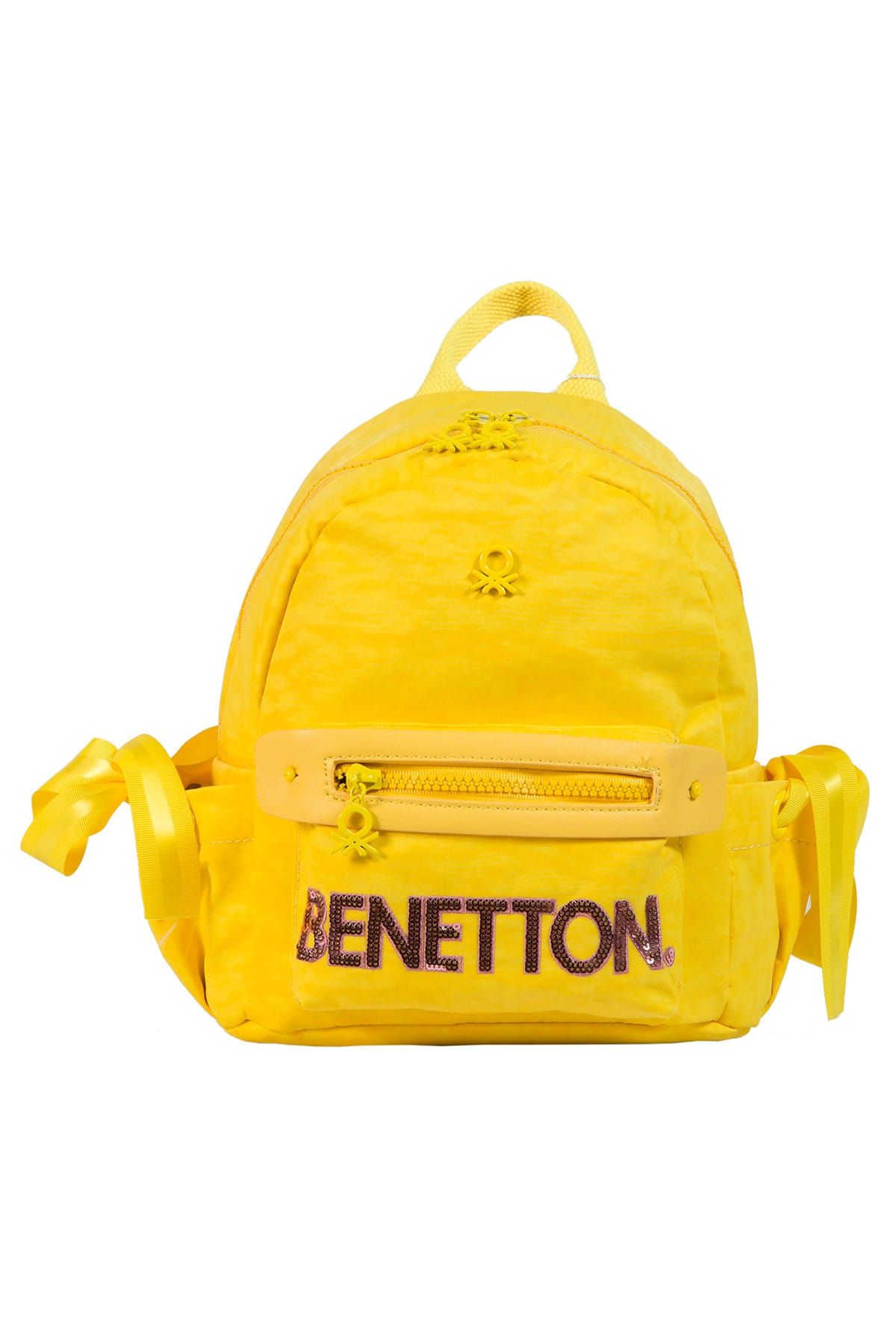 United Colors of Benetton Sarı Kadın Sırt Çantası BNT2