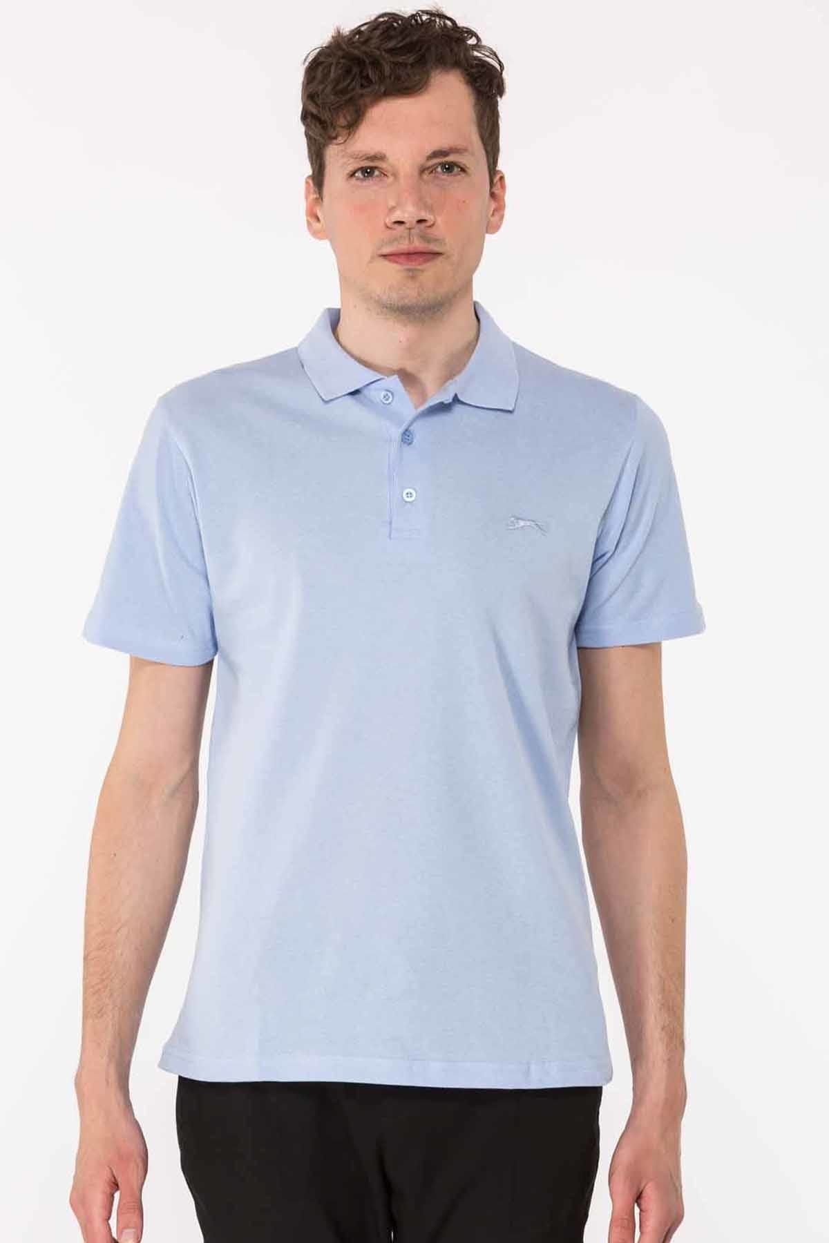 Slazenger Salvator Erkek T-shirt Mavi St19te040